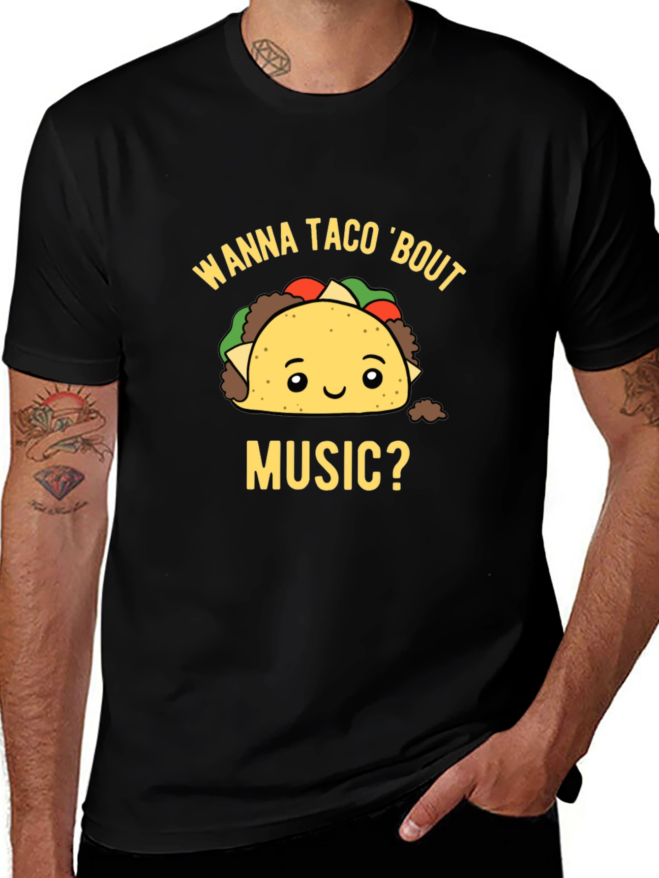 Variant 5 of Wanna Taco 'Bout Music? Graphic T-Shirt