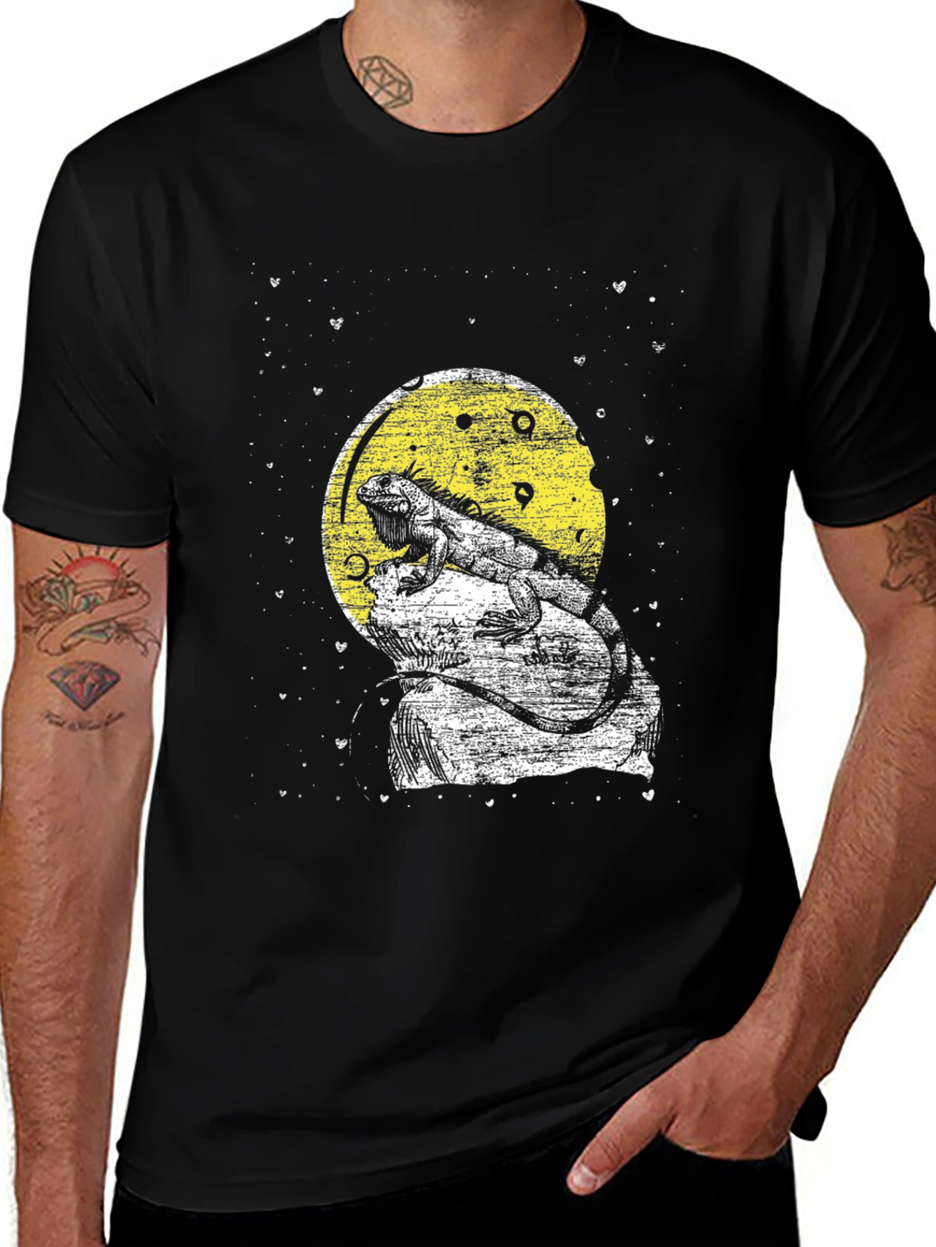Variant 3 of Iguana Moon Men's Graphic T-Shirt