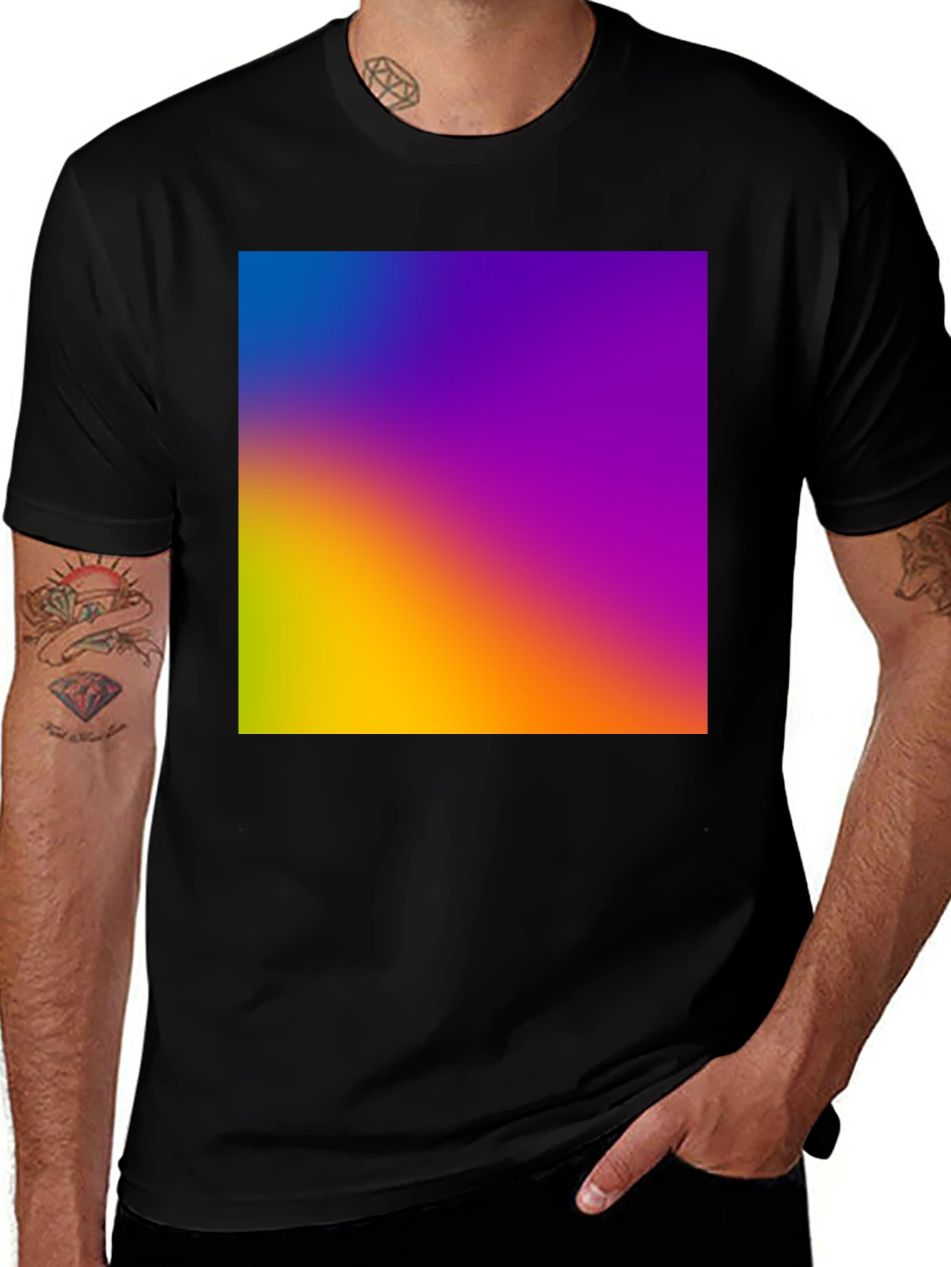 Variant 28 of Gradient Square Tee