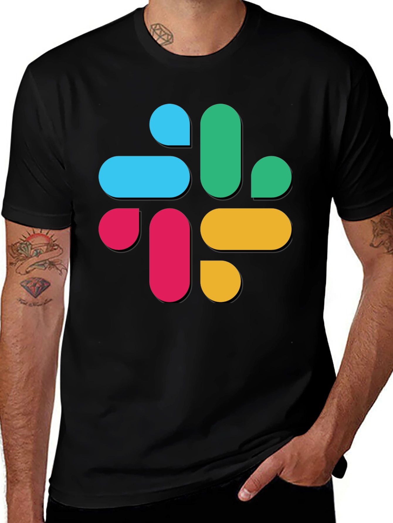 Slack Logo Graphic T-Shirt - Casual Comfort