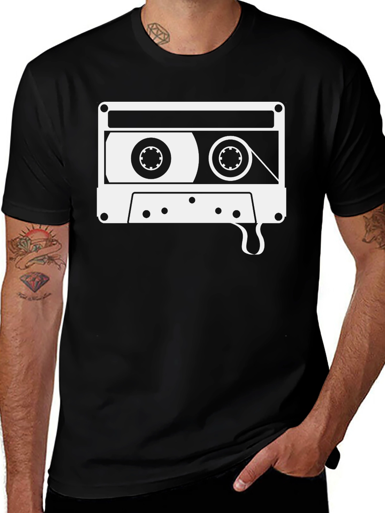 Variant 23 of Retro Cassette Tape T-Shirt - Classic Cool