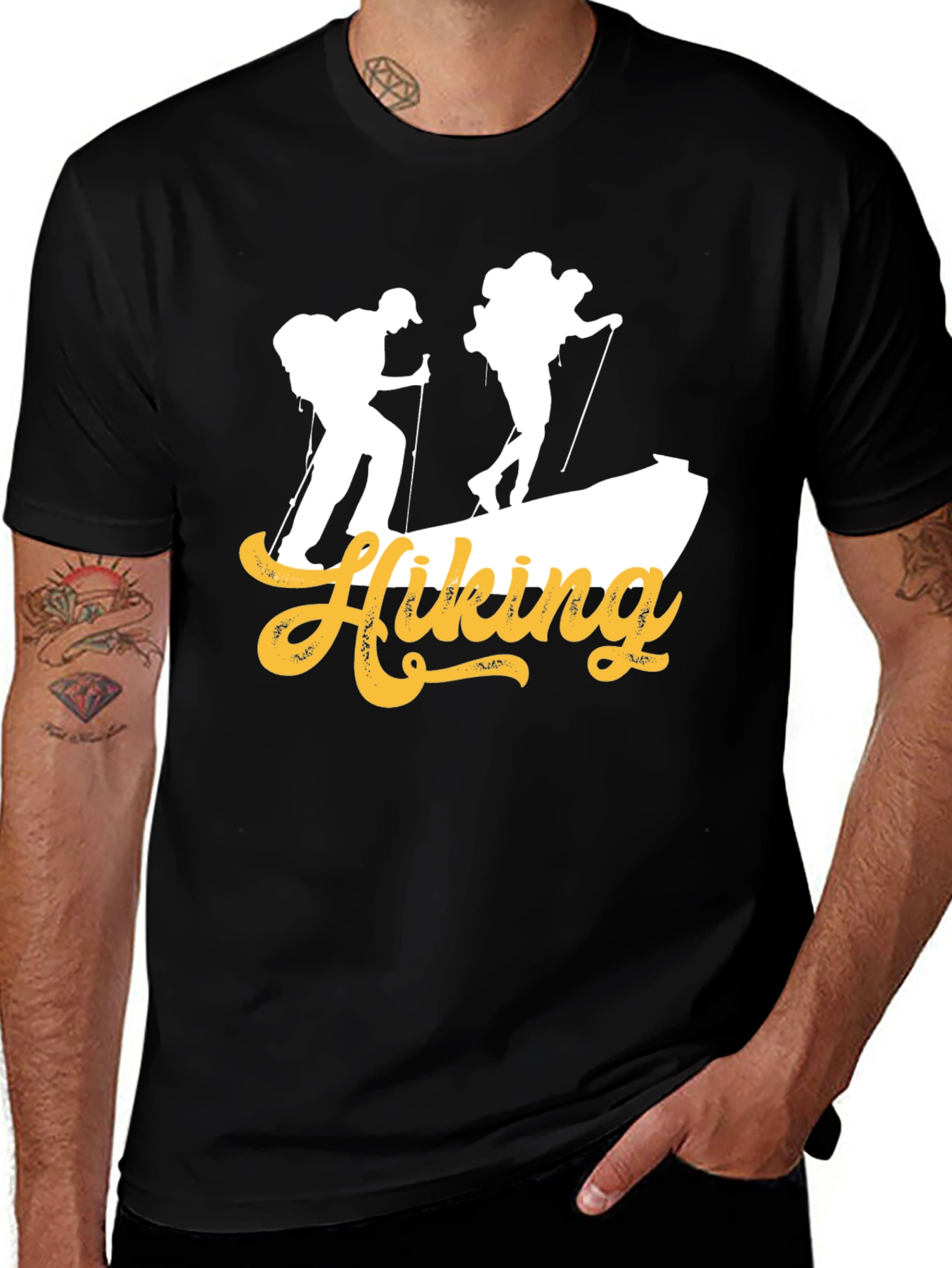 Variant 21 of Hiking Adventure T-Shirt: Mountain Climbing Design