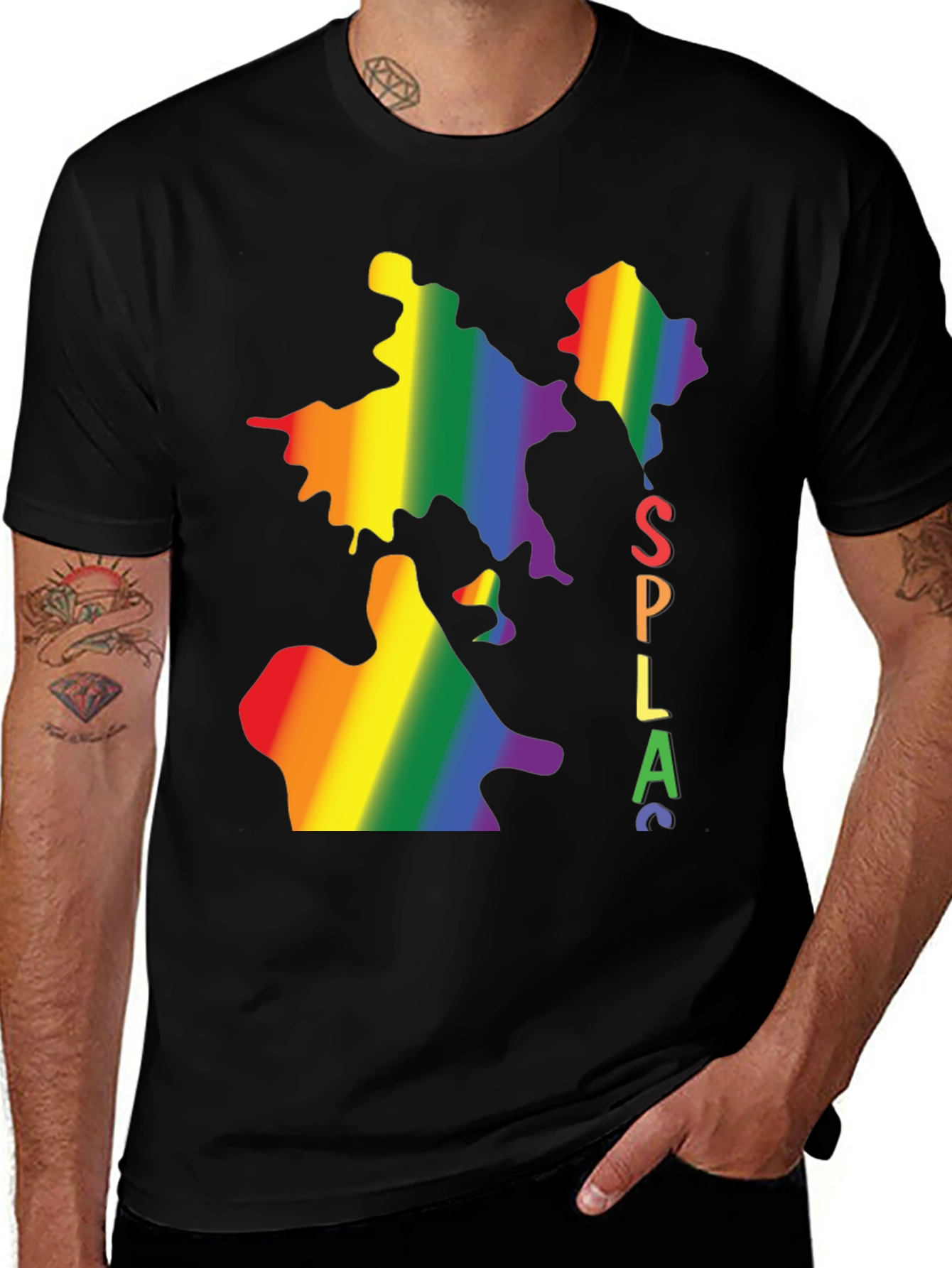 Rainbow Italy Map LGBTQ Pride T-Shirt