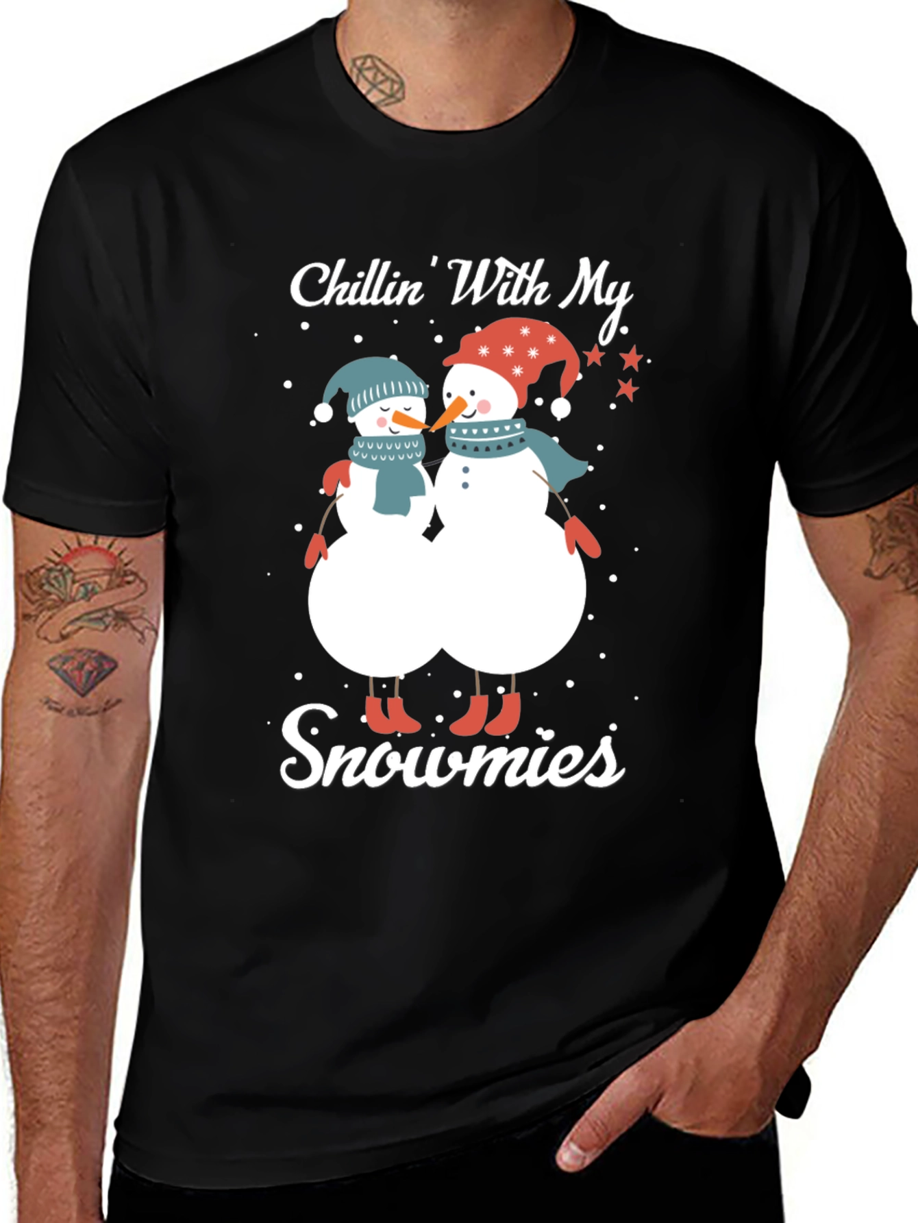Variant 3 of Chillin' With My Snowmies T-Shirt