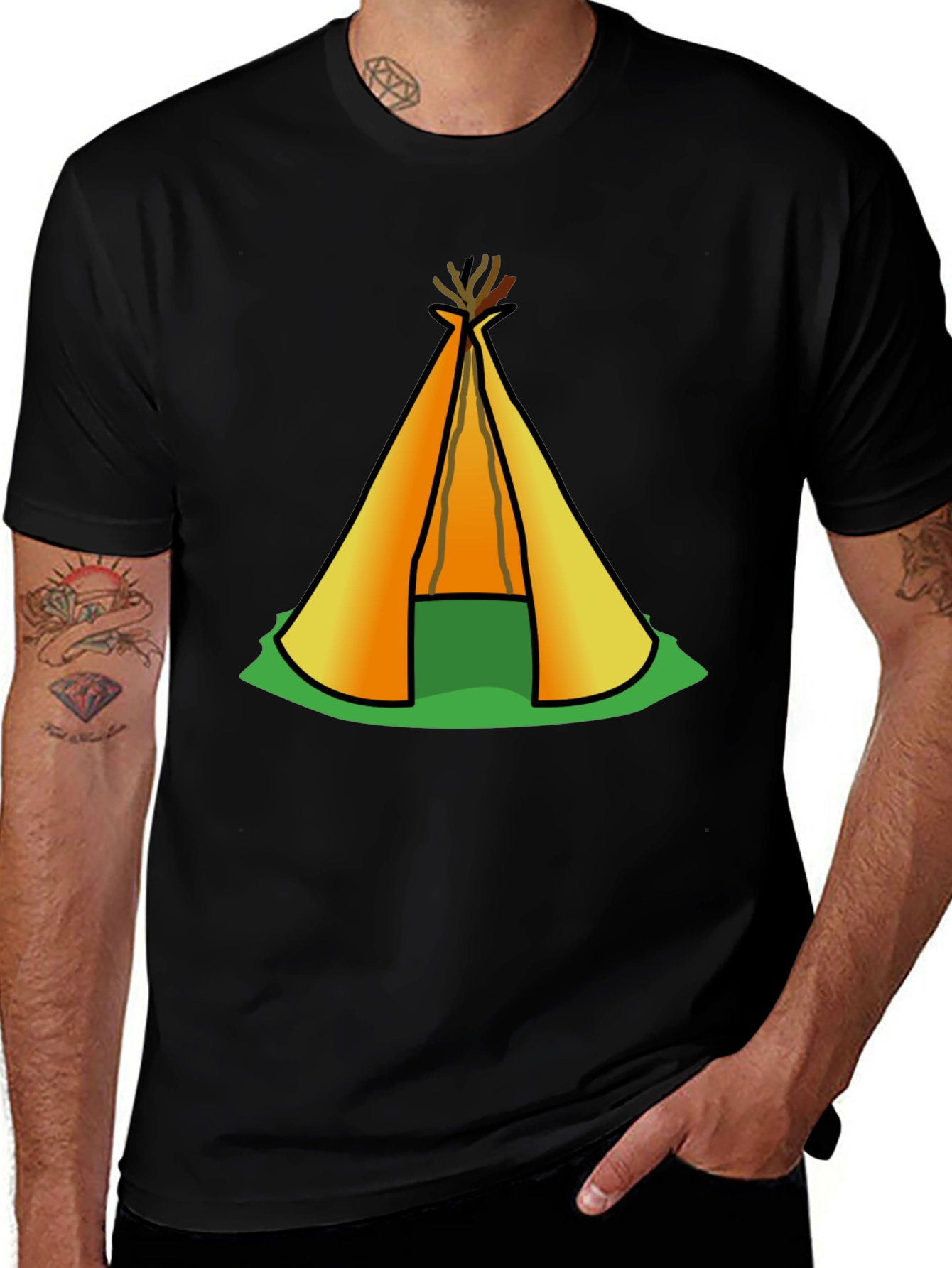 Variant 26 of Tipi Graphic Tee - Adventure Awaits!