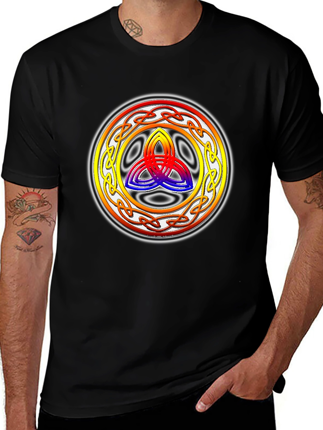 Variant 15 of Celtic Knot Graphic Tee