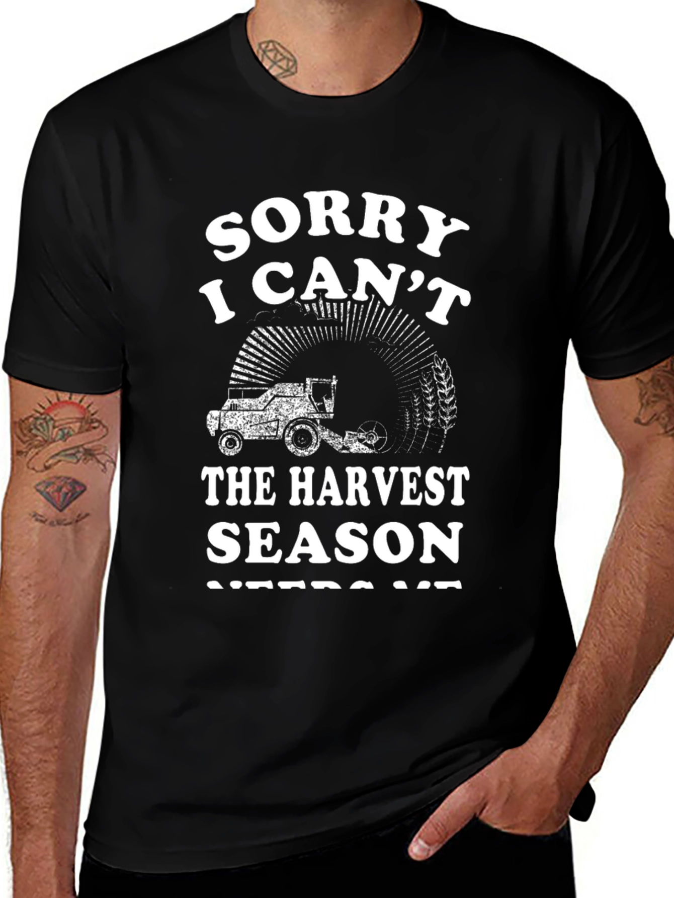 Variant 23 of Harvest Season Tee: Sorry I Can't T-Shirt