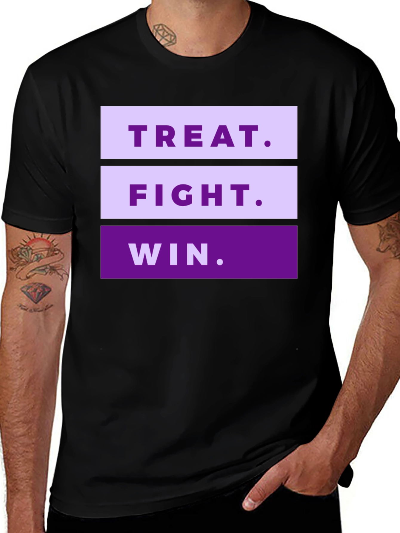 Variant 3 of Treat Fight Win Graphic Tee