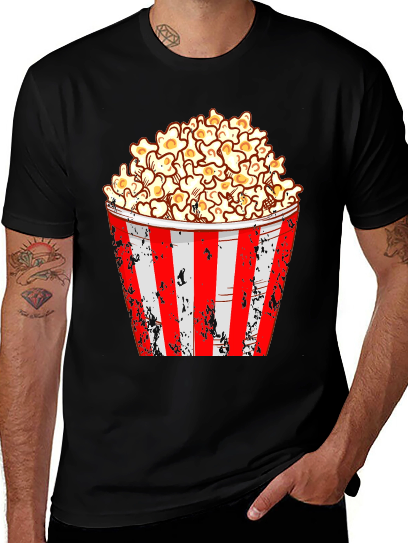 Variant 26 of Popcorn Graphic Tee - Movie Night Shirt