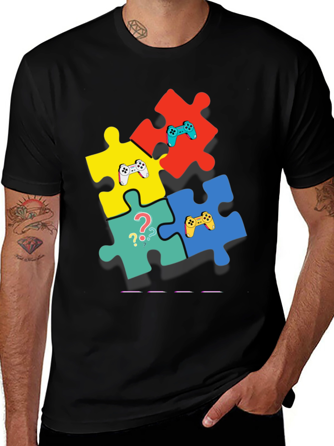 Puzzle Piece Gamer T-Shirt