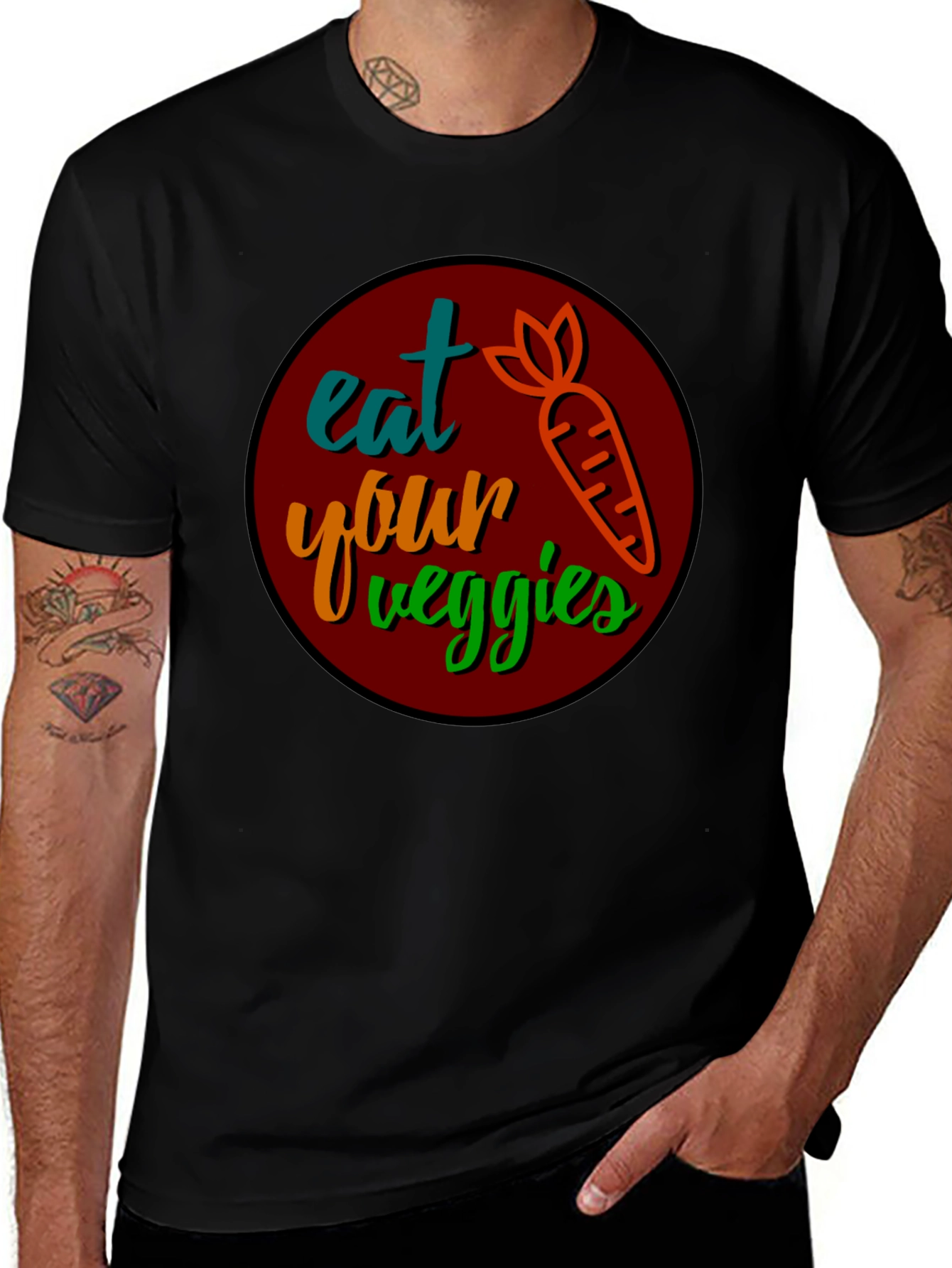 Eat Your Veggies T-Shirt - Healthy Food Tee