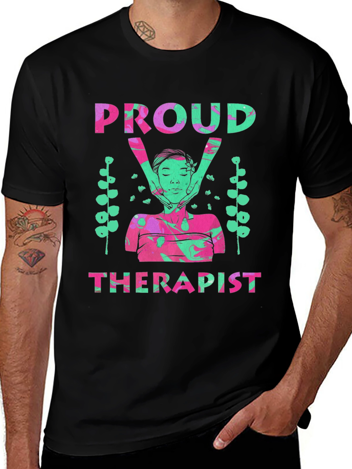 Variant 13 of Proud Therapist T-Shirt - Massage Therapy Gift