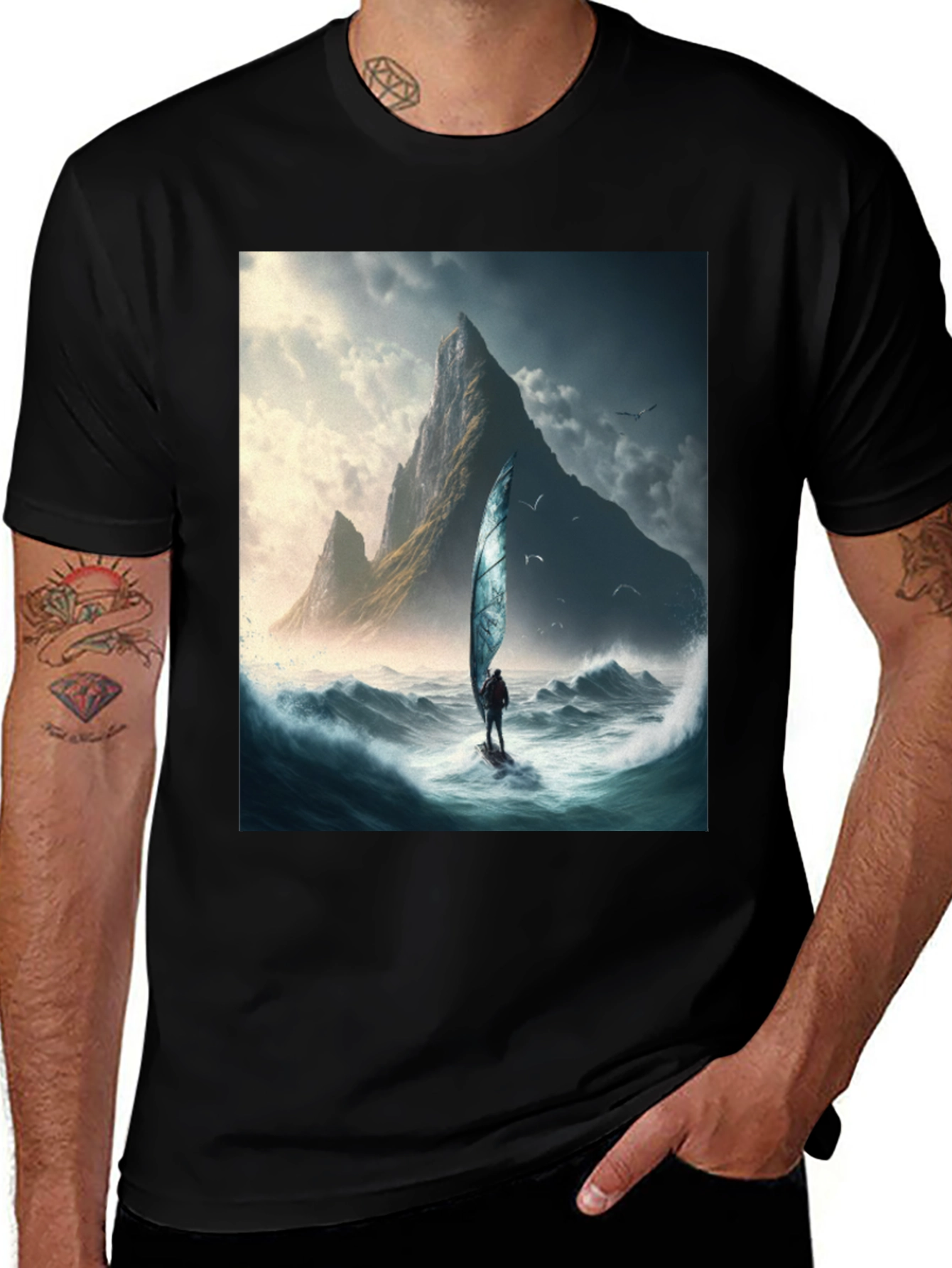 Variant 14 of Windsurfing Adventure Tee
