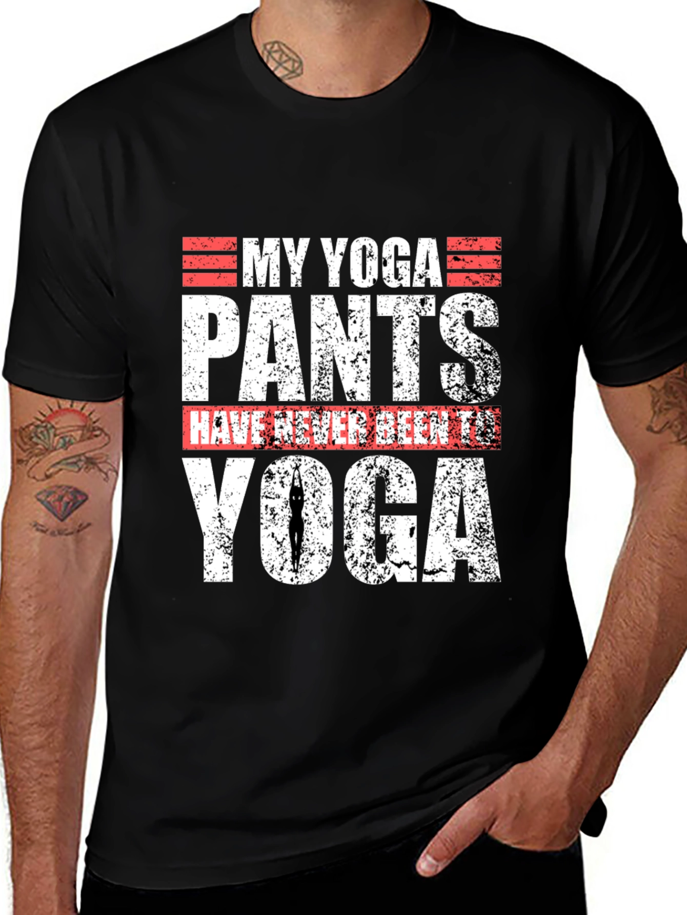 Variant 20 of Funny Yoga Pants Graphic Tee
