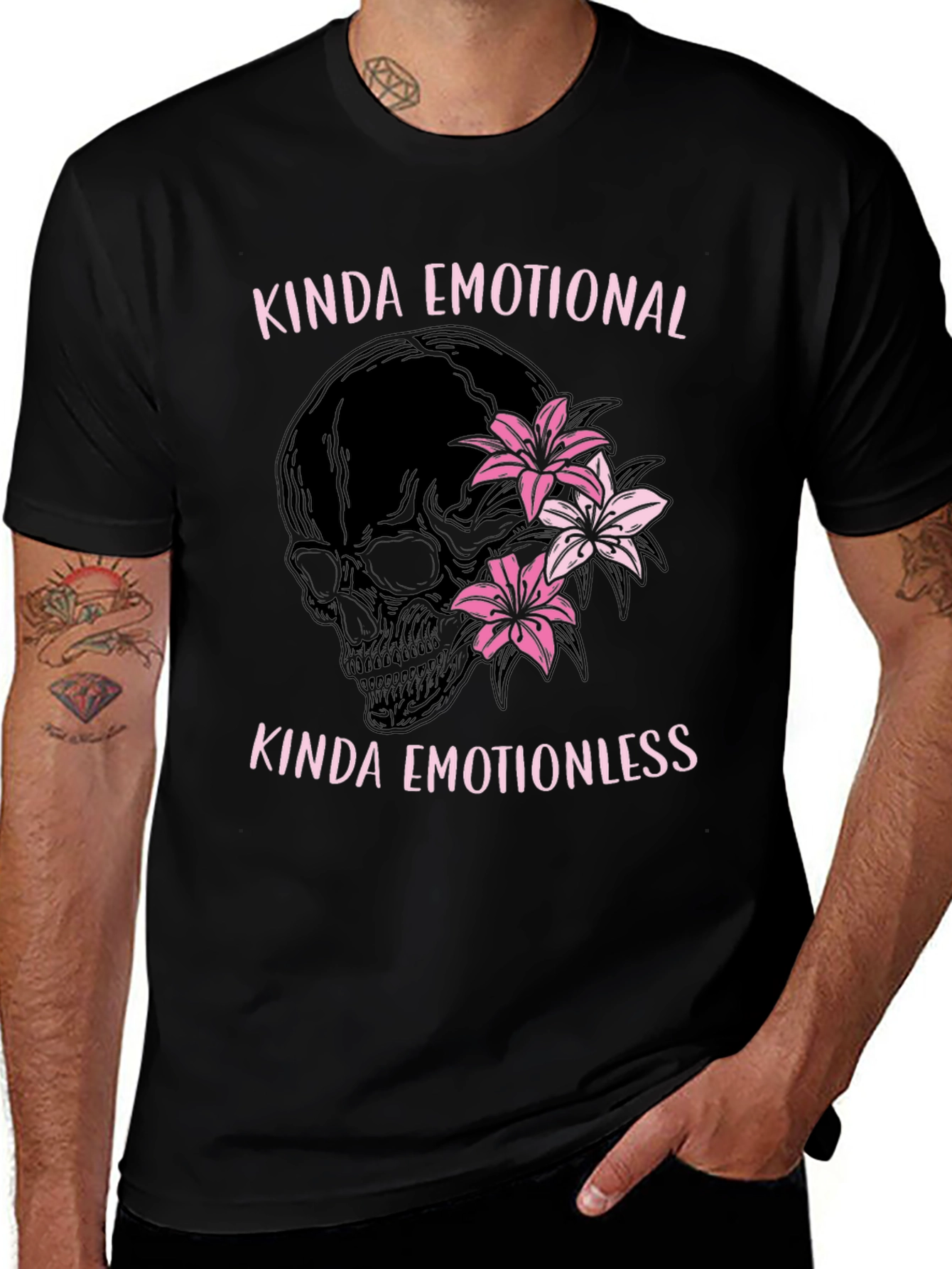 Variant 23 of Kinda Emotional Kinda Emotionless Graphic Tee