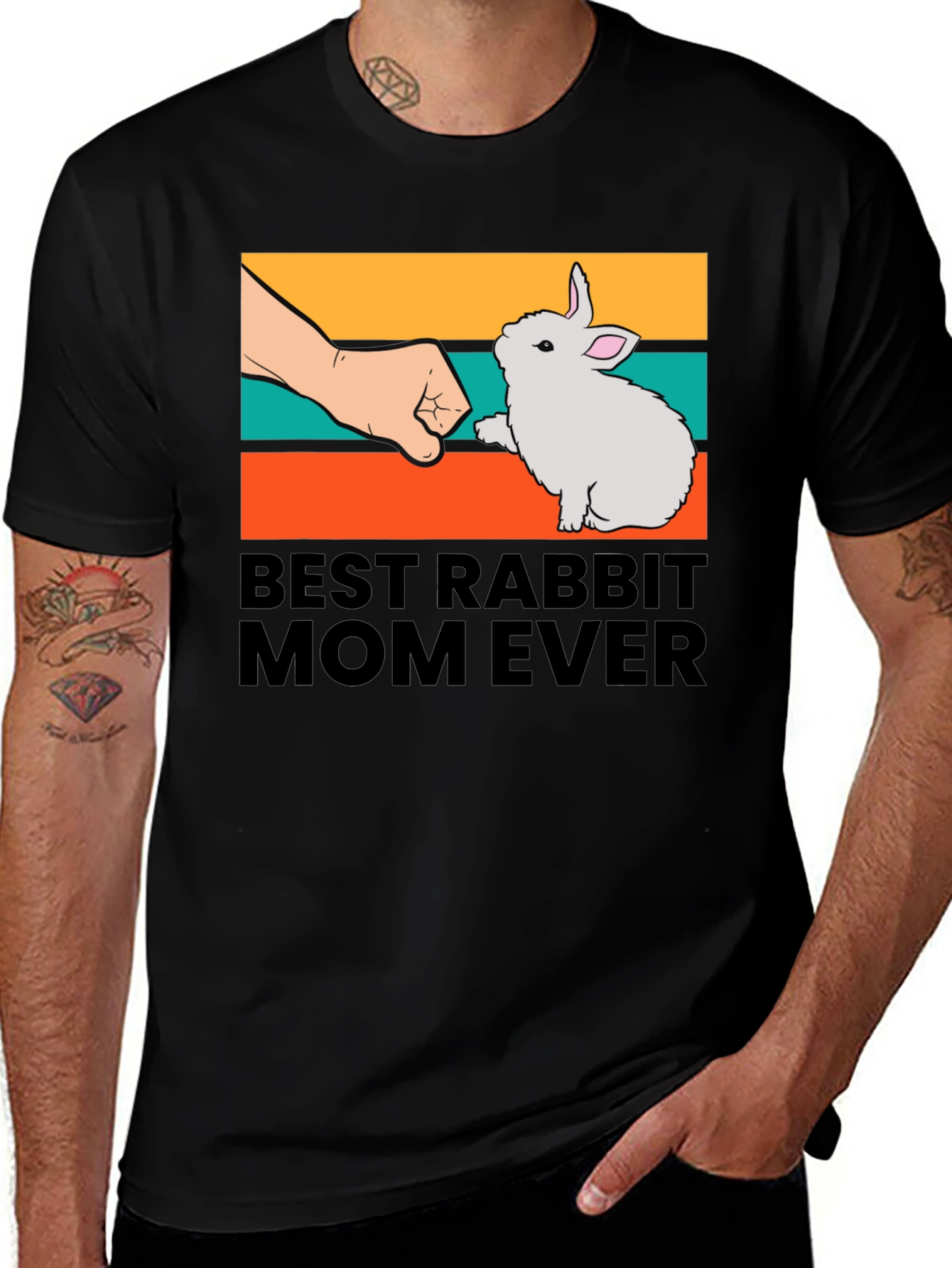 Variant 7 of Best Rabbit Mom Ever T-Shirt