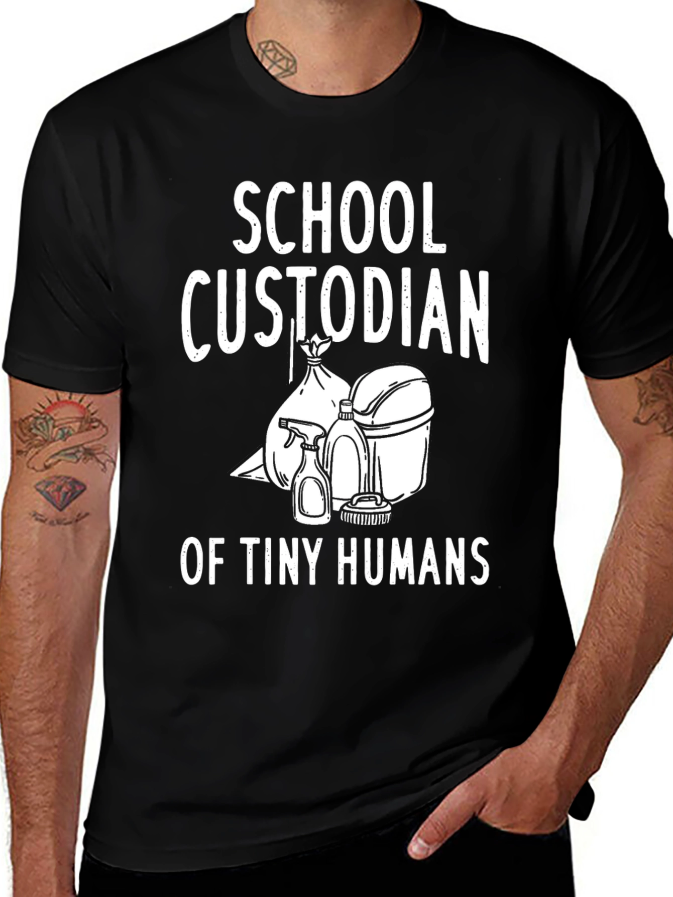 School Custodian T-Shirt - Funny Janitor Appreciation Tee