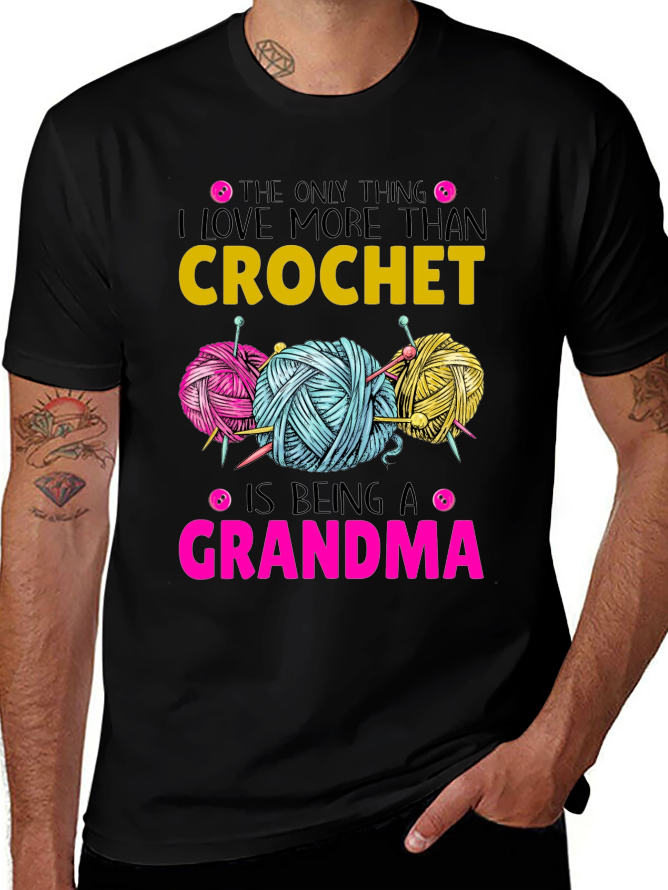 Variant 17 of Crochet Grandma T-Shirt