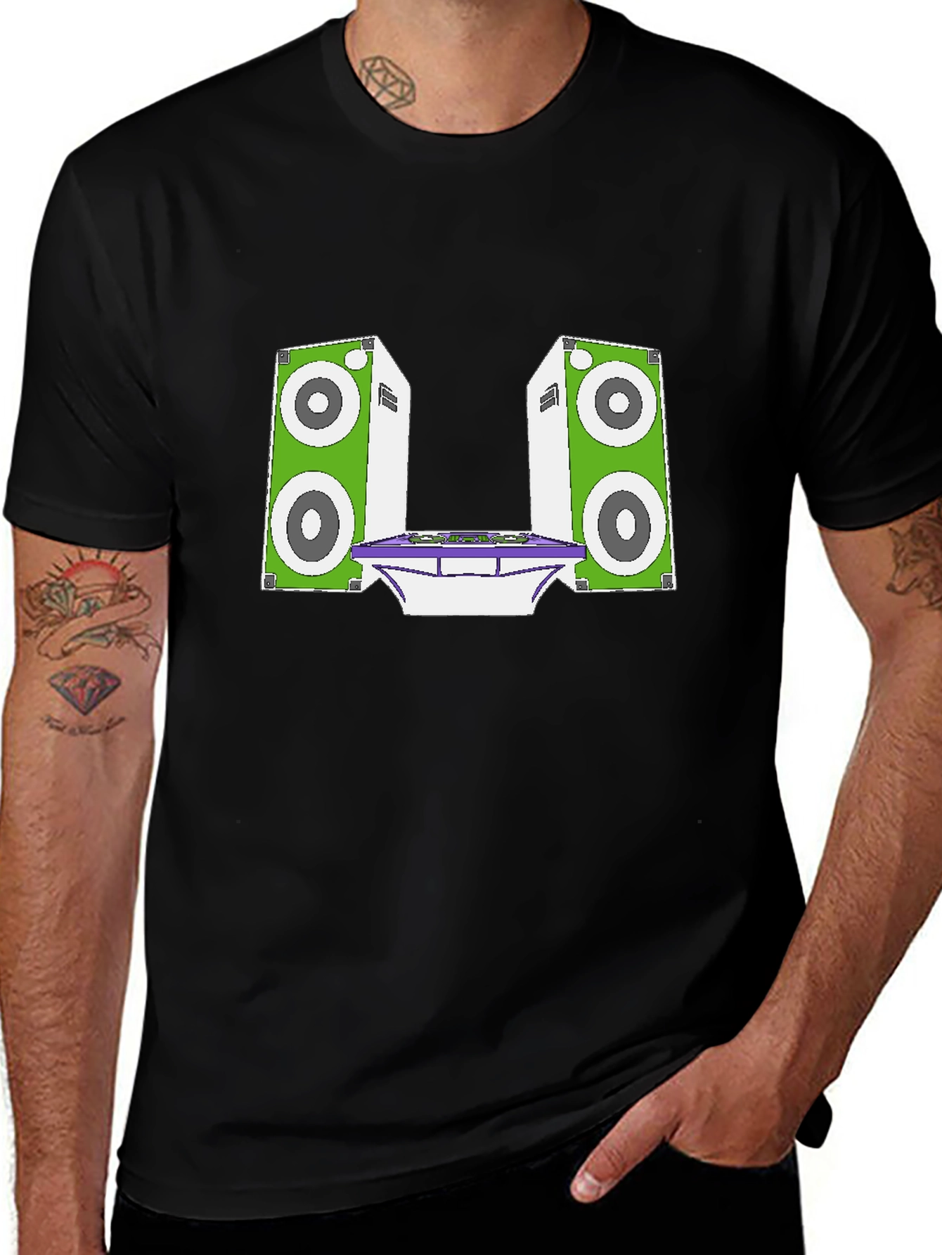 Variant 16 of DJ Sound System Graphic Tee