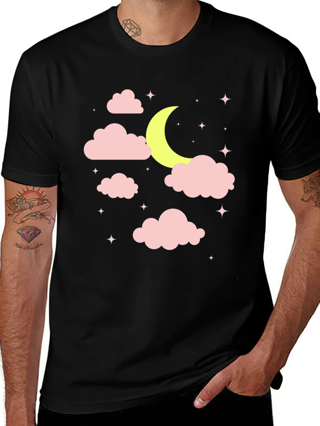 Dreamy Night Sky Graphic Tee