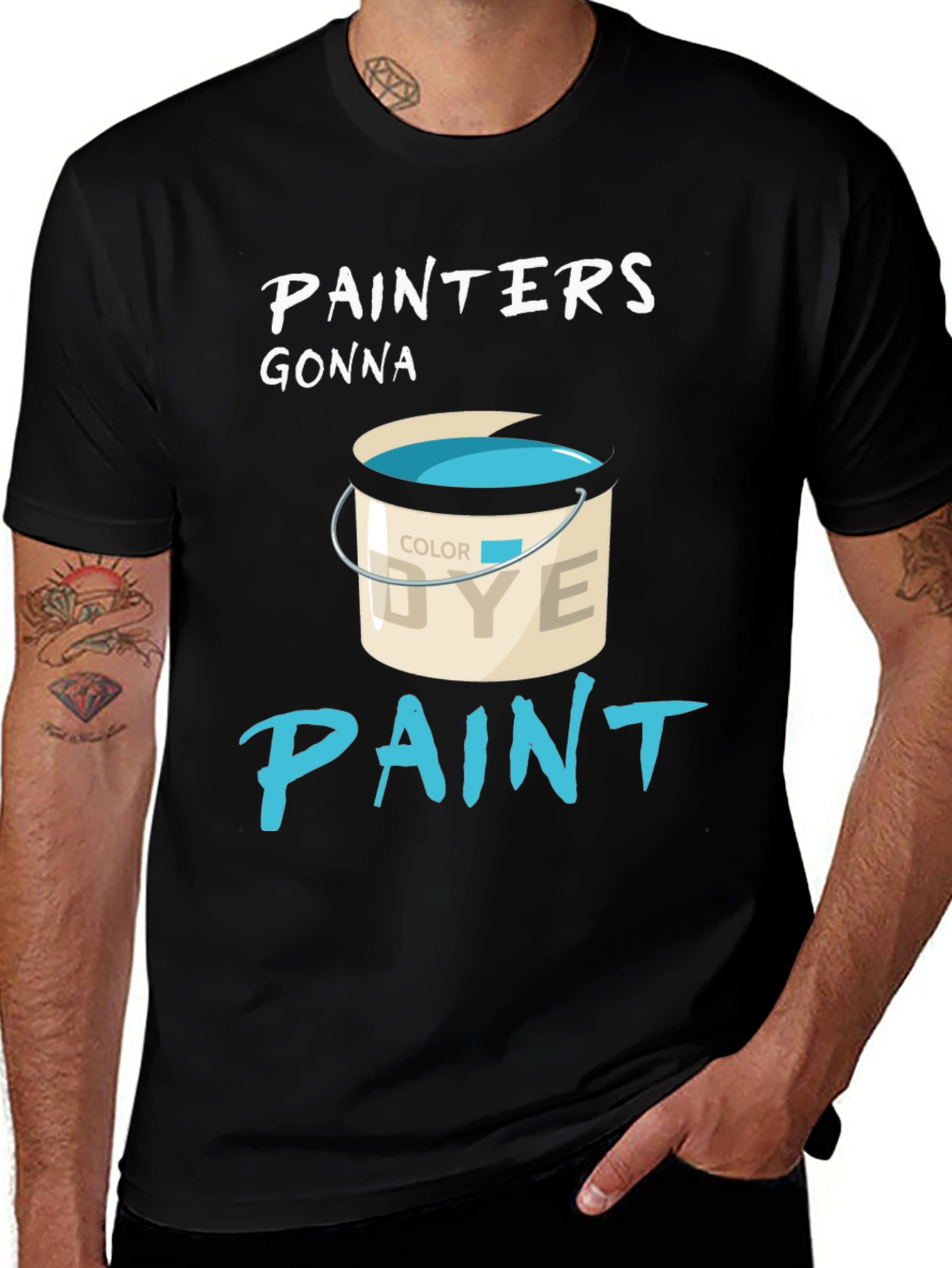 Variant 5 of Painters Gonna Paint Crew Neck T-Shirt