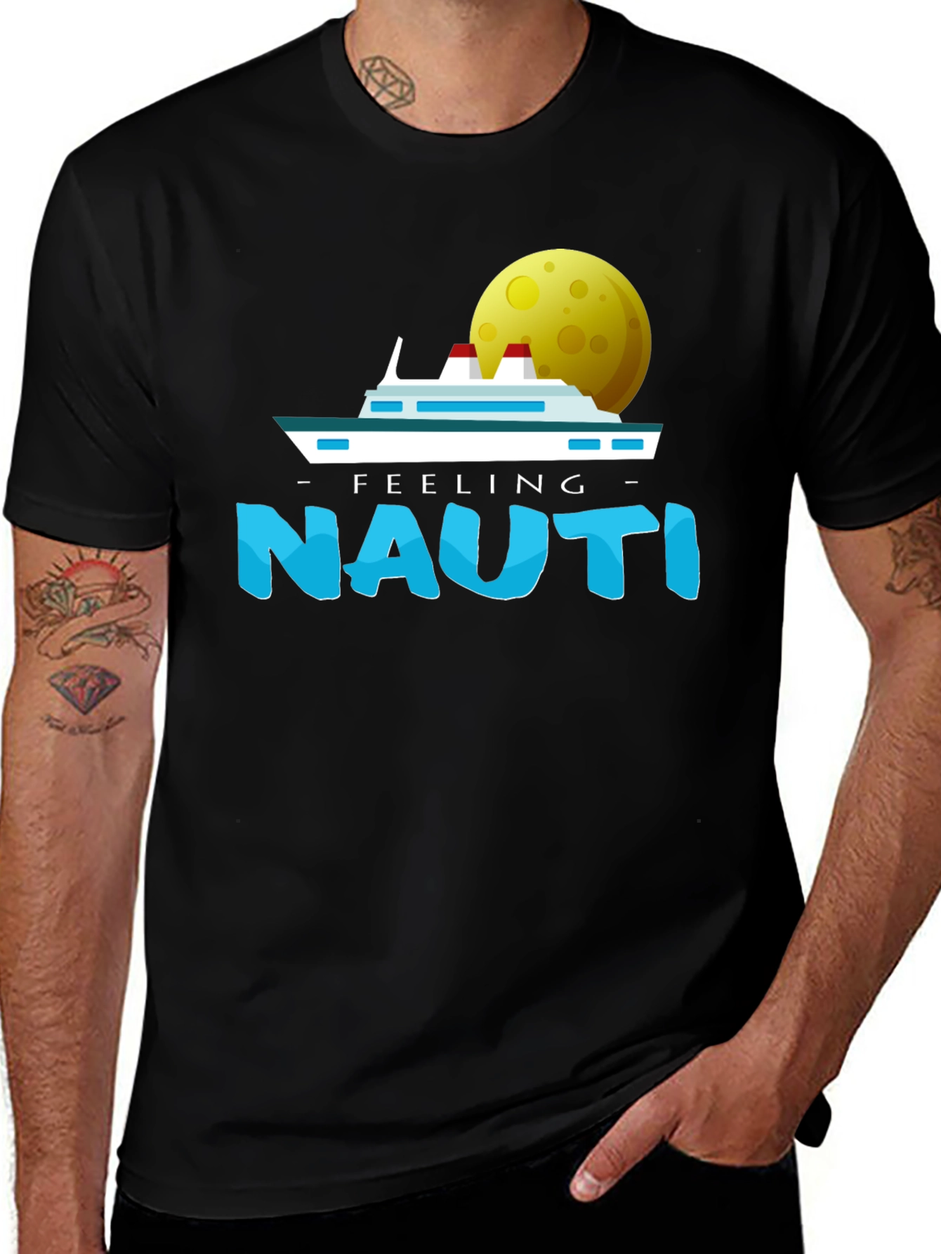 Feeling Nauti Cruise Ship Graphic Tee