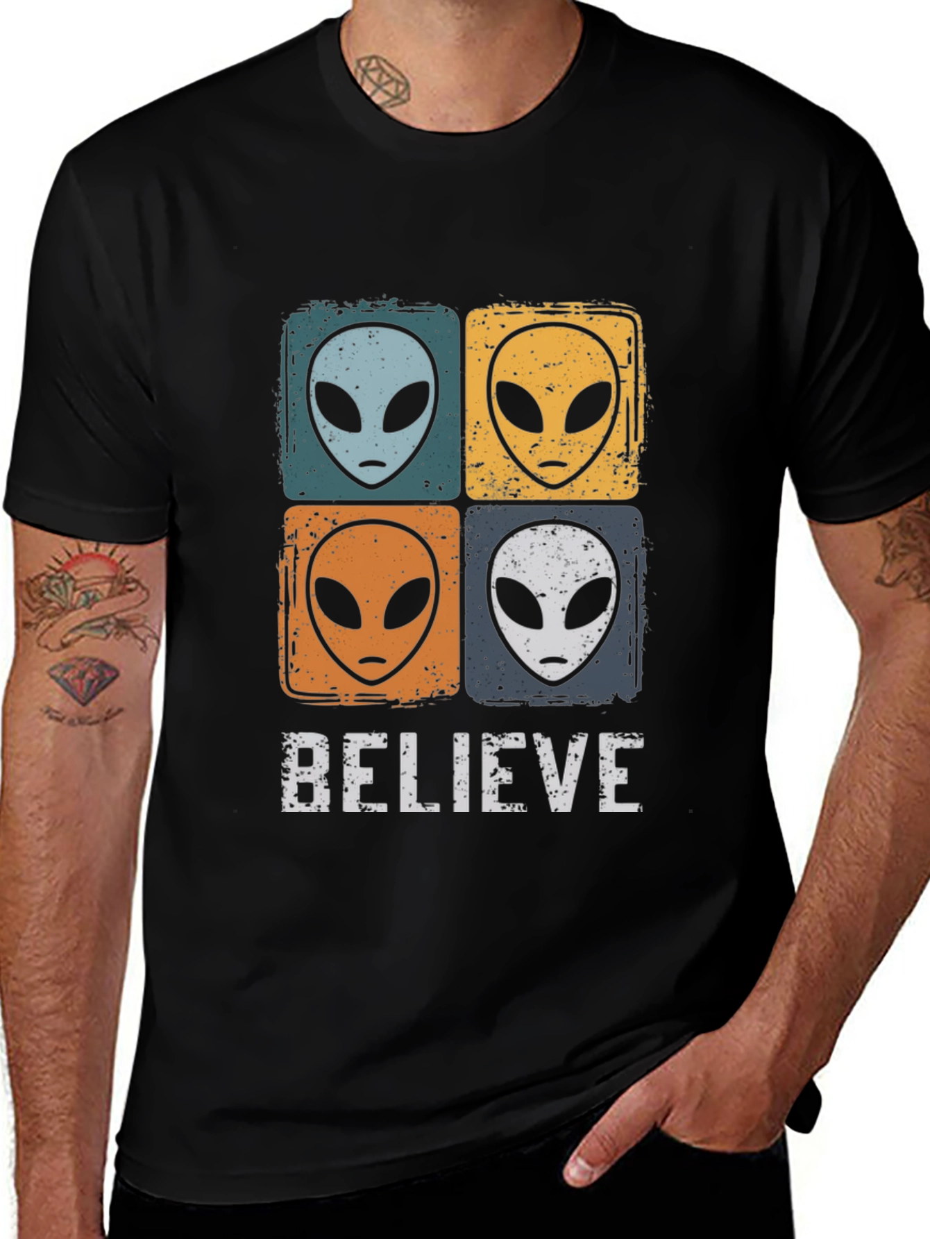 Variant 22 of Believe Alien Graphic T-Shirt