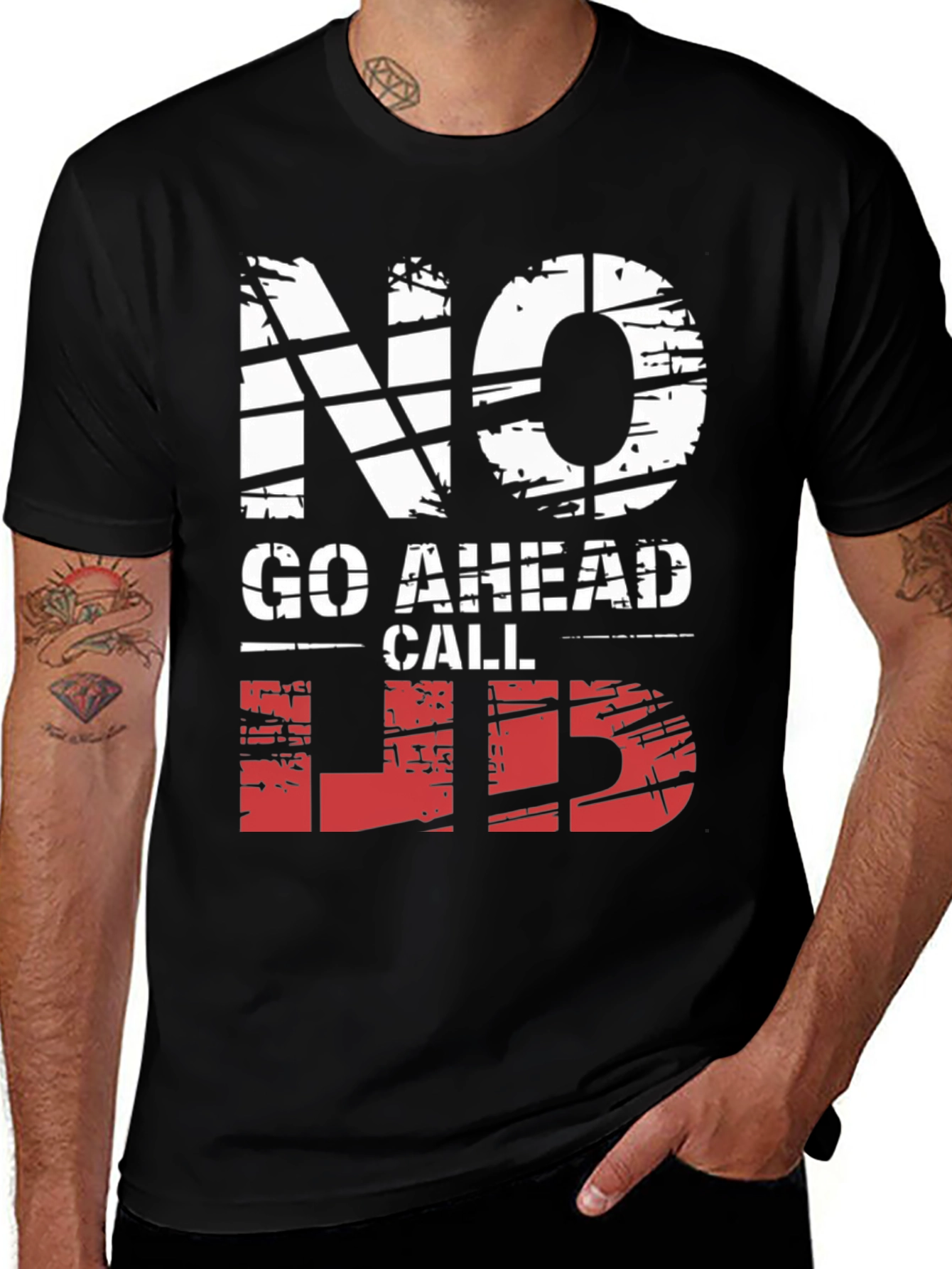 Variant 8 of No Go Ahead Call Lib T-Shirt