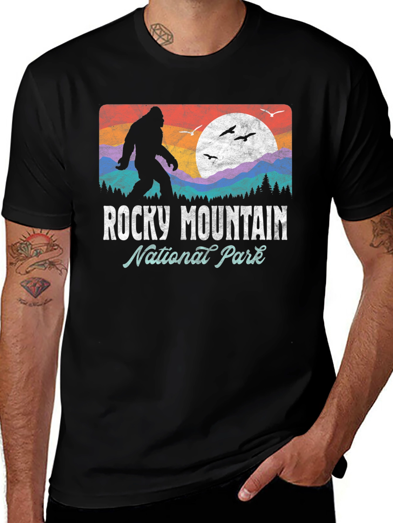 Rocky Mountain National Park Bigfoot T-Shirt