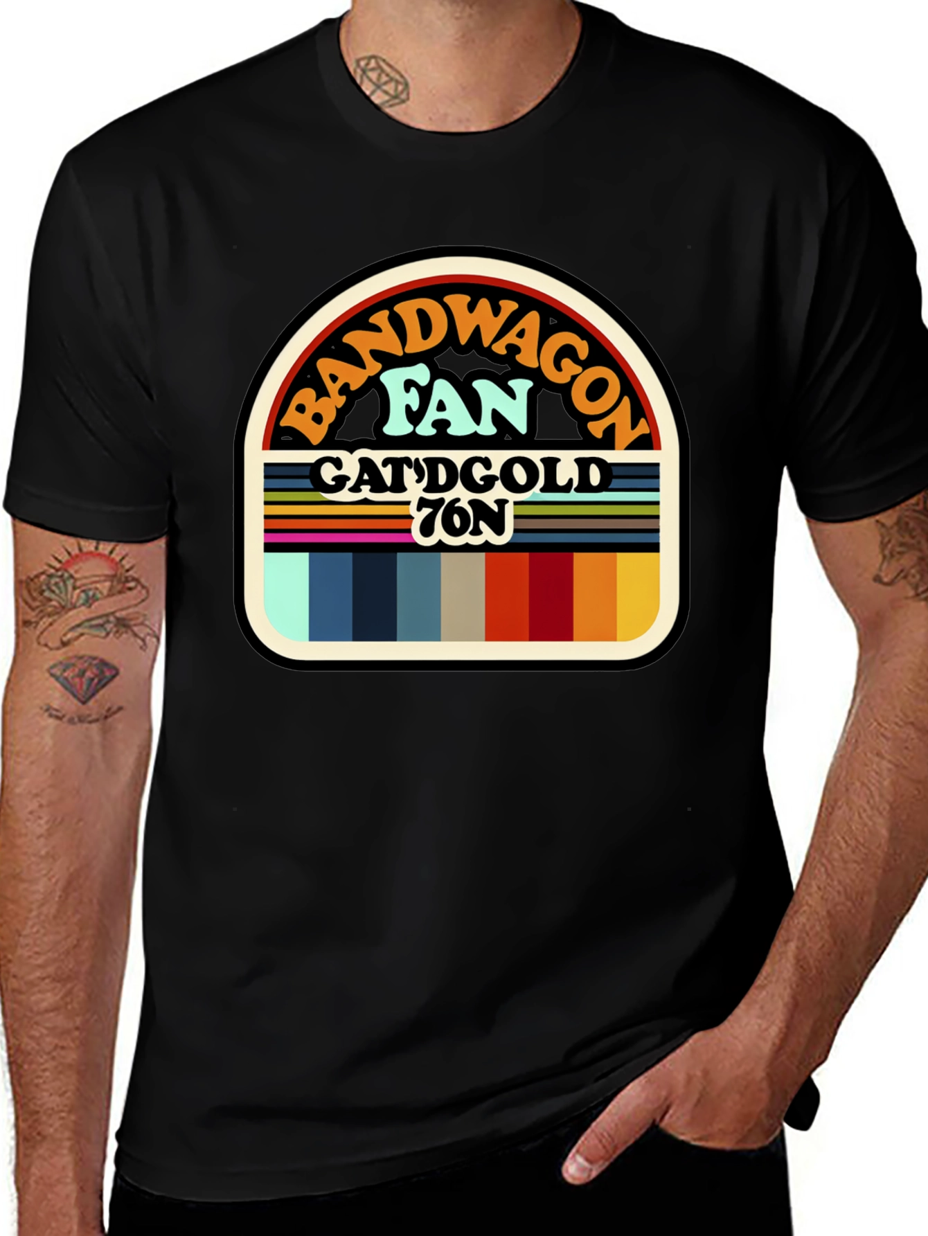 Variant 21 of Bandwagon Fan T-Shirt - Retro Graphic Tee