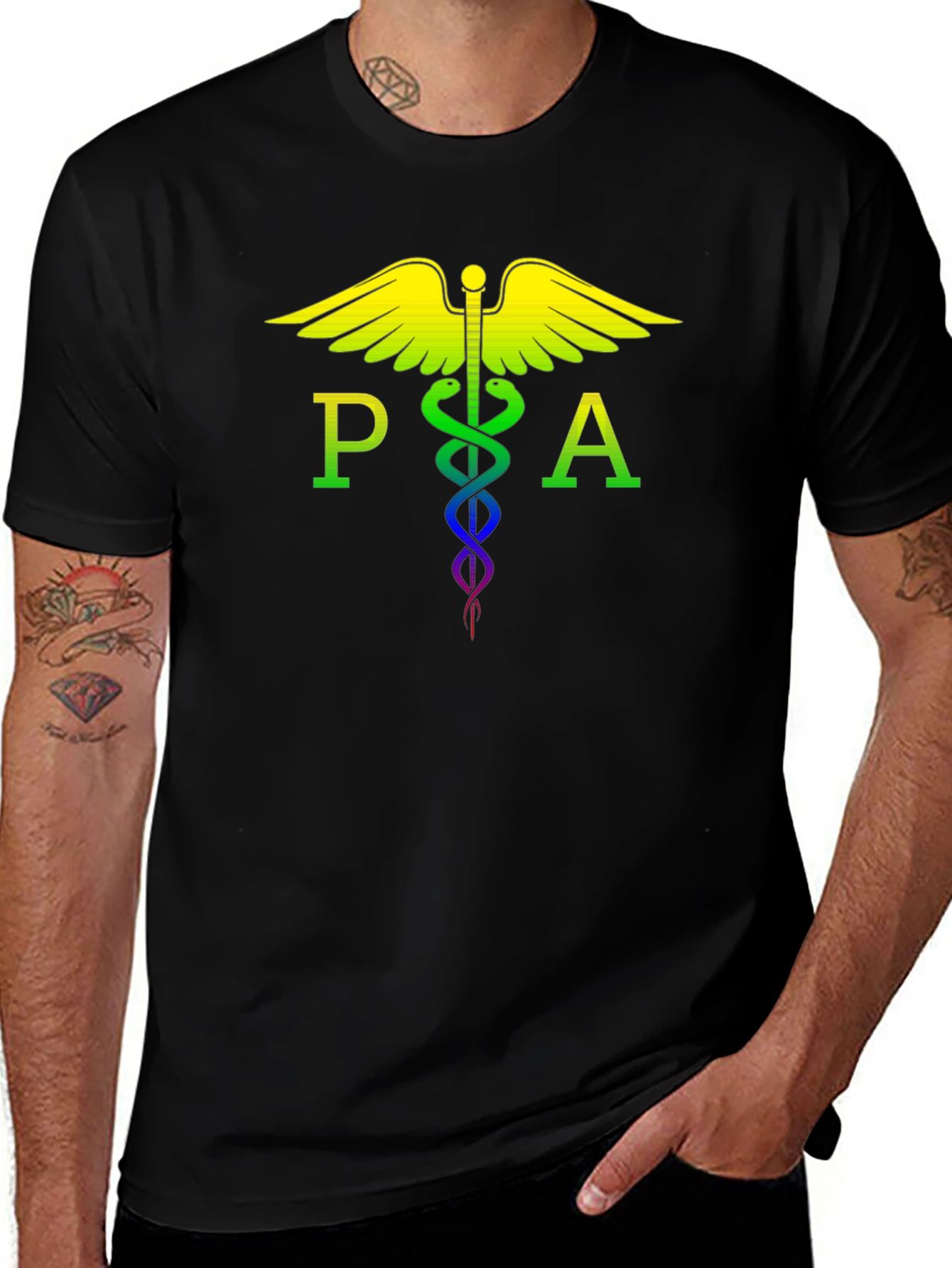 Variant 21 of Rainbow PA Medical T-Shirt