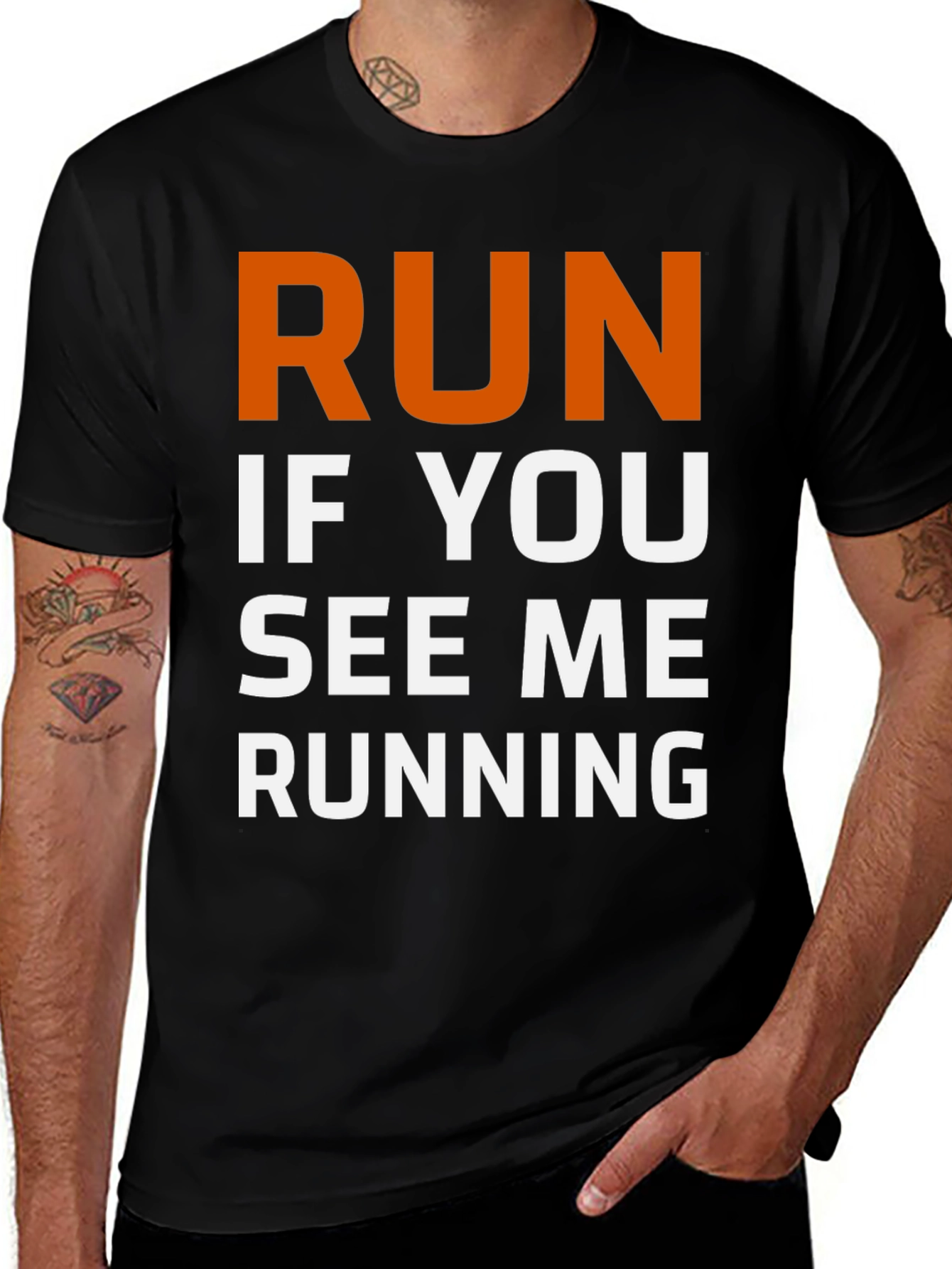 Variant 26 of Run If You See Me Running T-Shirt