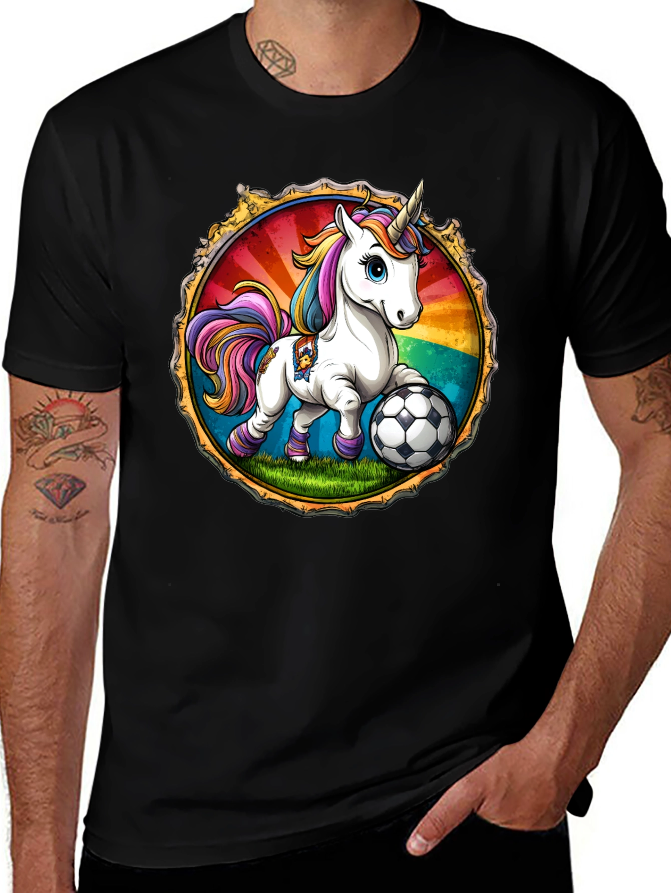 Variant 3 of Unicorn Soccer T-Shirt