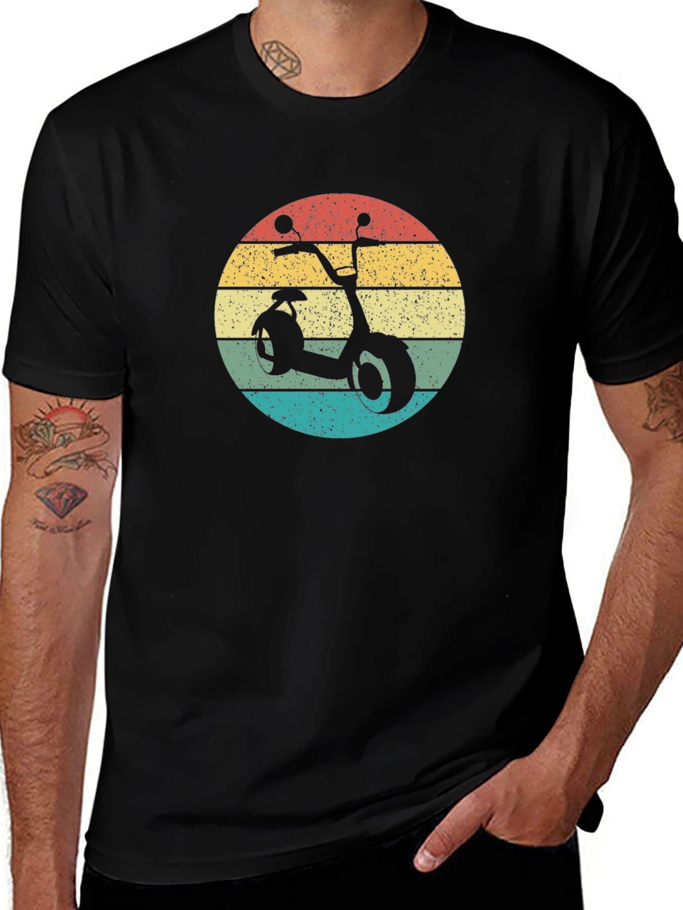 Variant 20 of Retro Scooter T-Shirt - Vintage Style