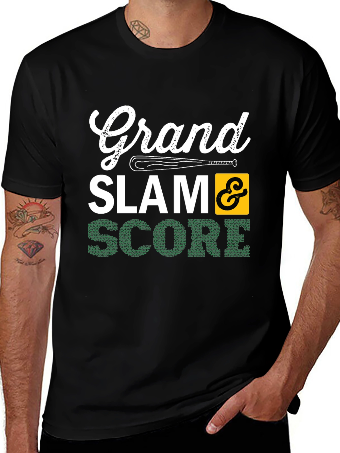 Variant 3 of Grand Slam Score Baseball T-Shirt