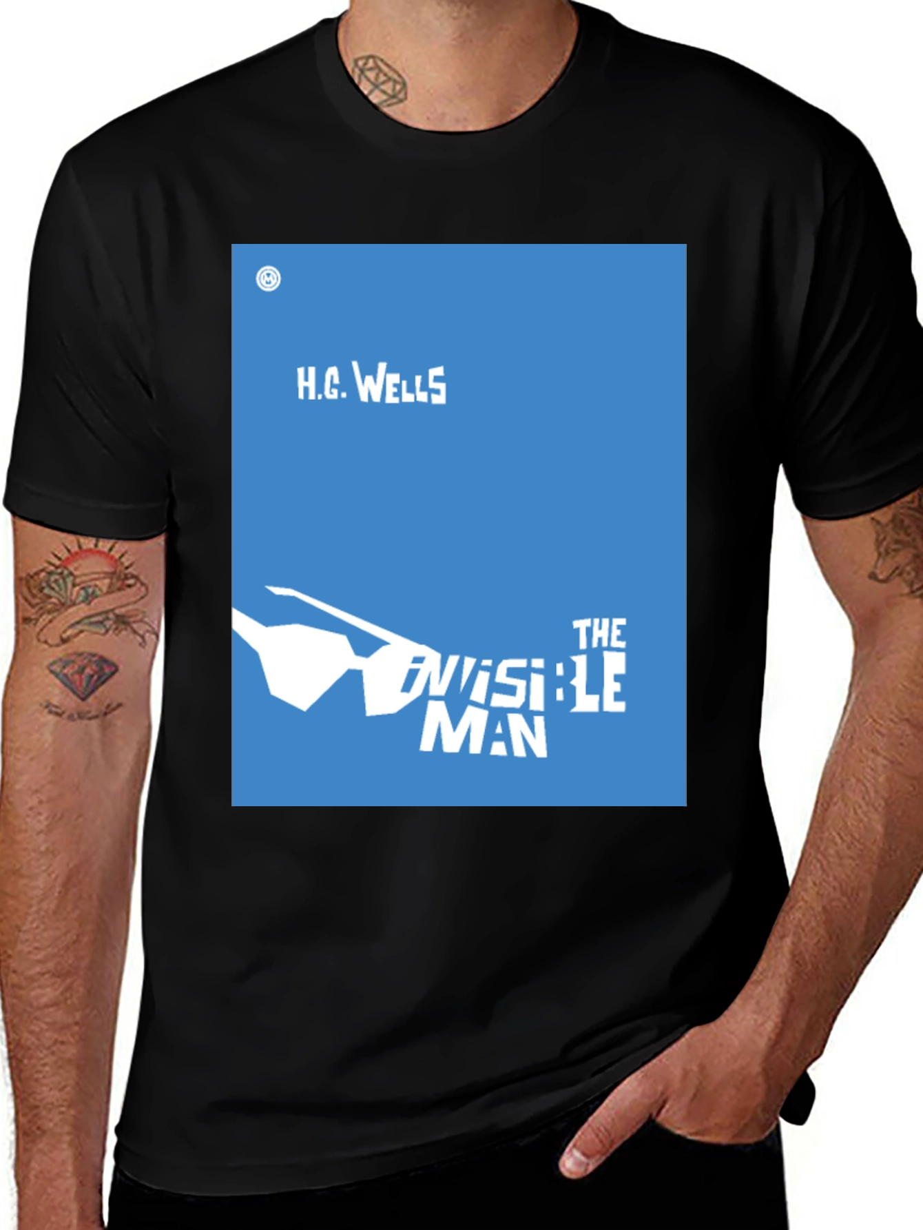 The Invisible Man Graphic Novel T-Shirt - H.G. Wells