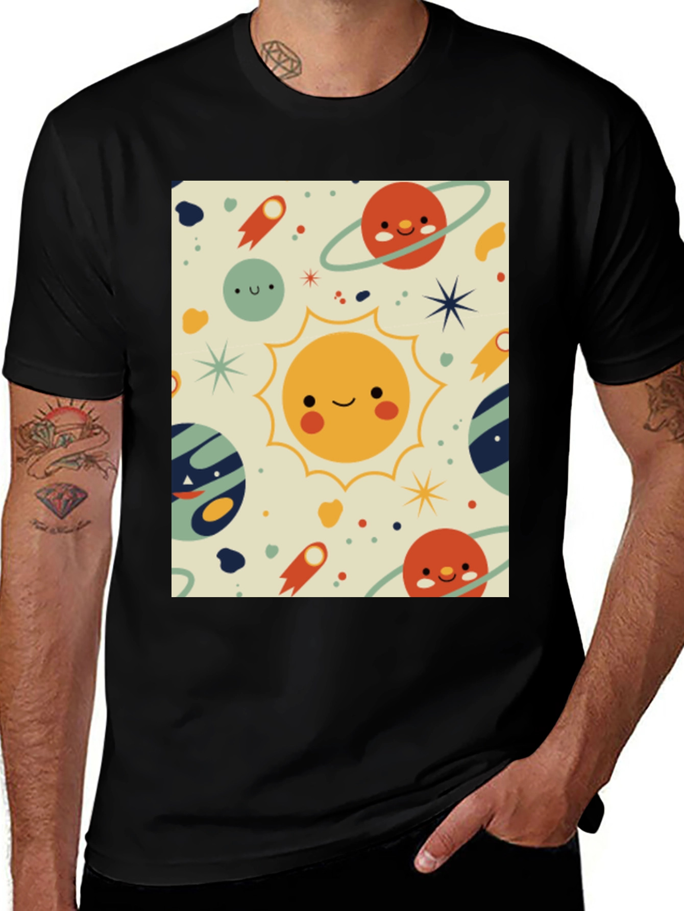 Cosmic Cutie T-Shirt - Solar System Style