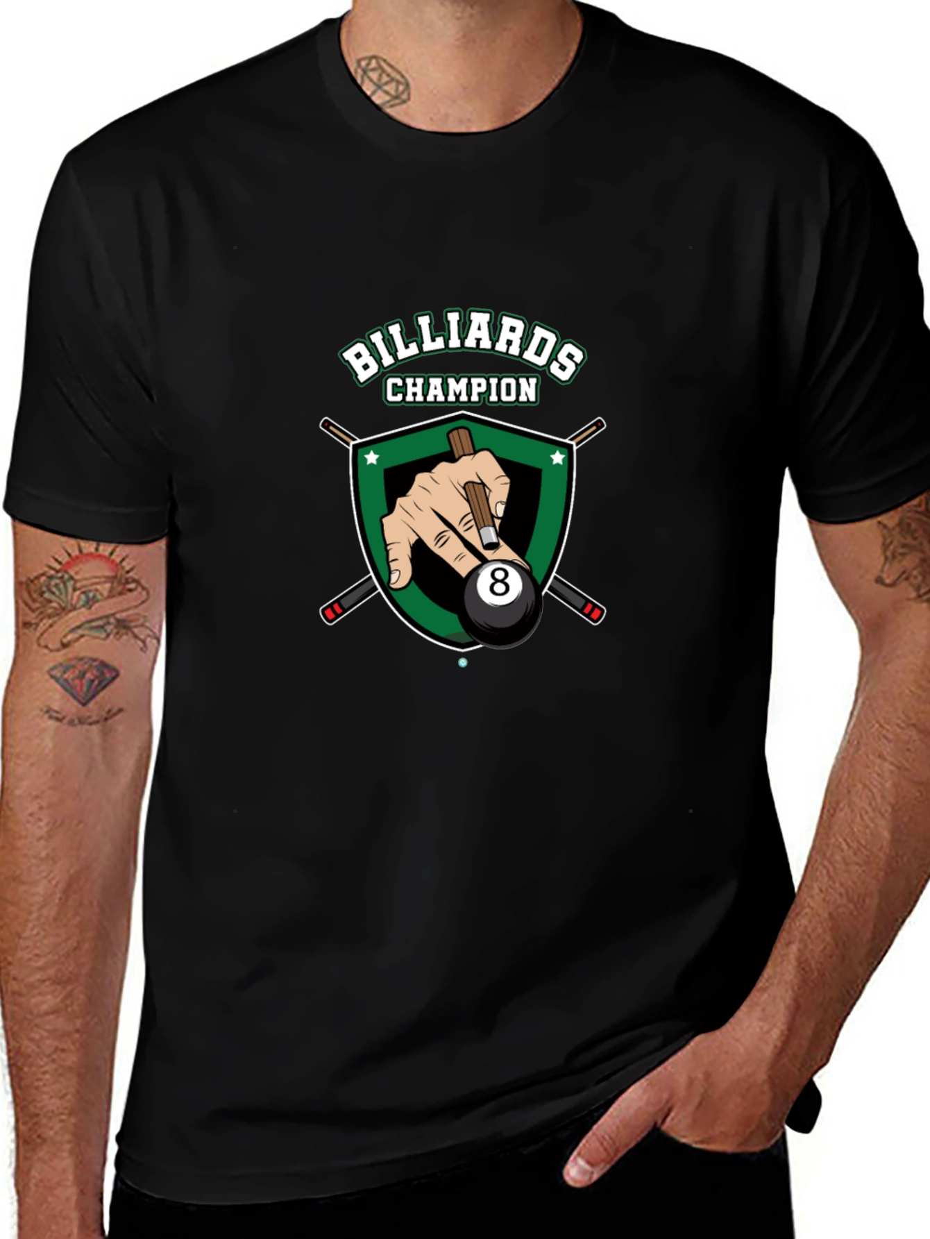 Variant 19 of Billiards Champion T-Shirt