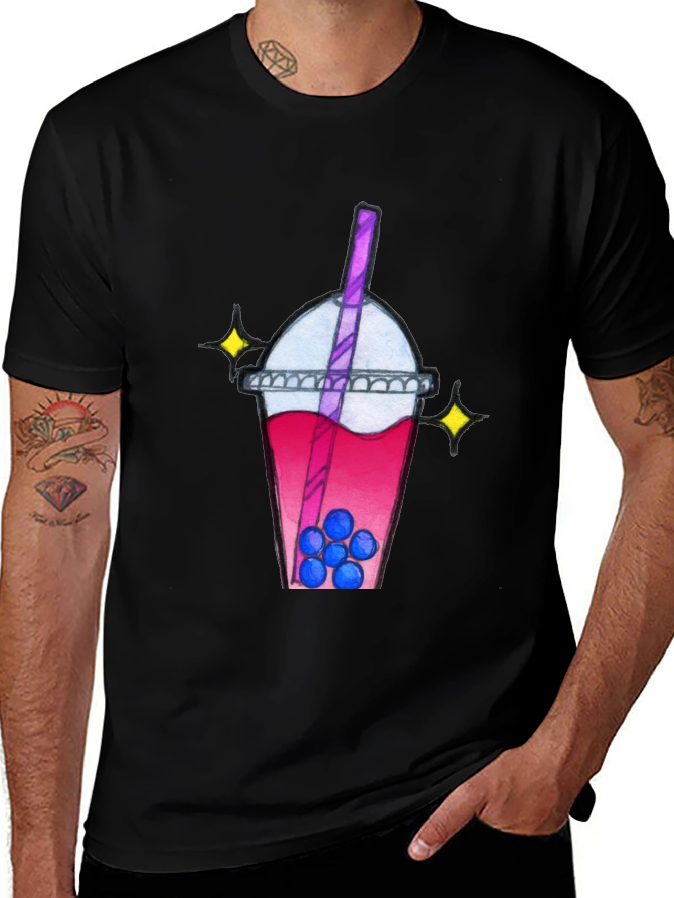 Variant 21 of Boba Tea Graphic Tee