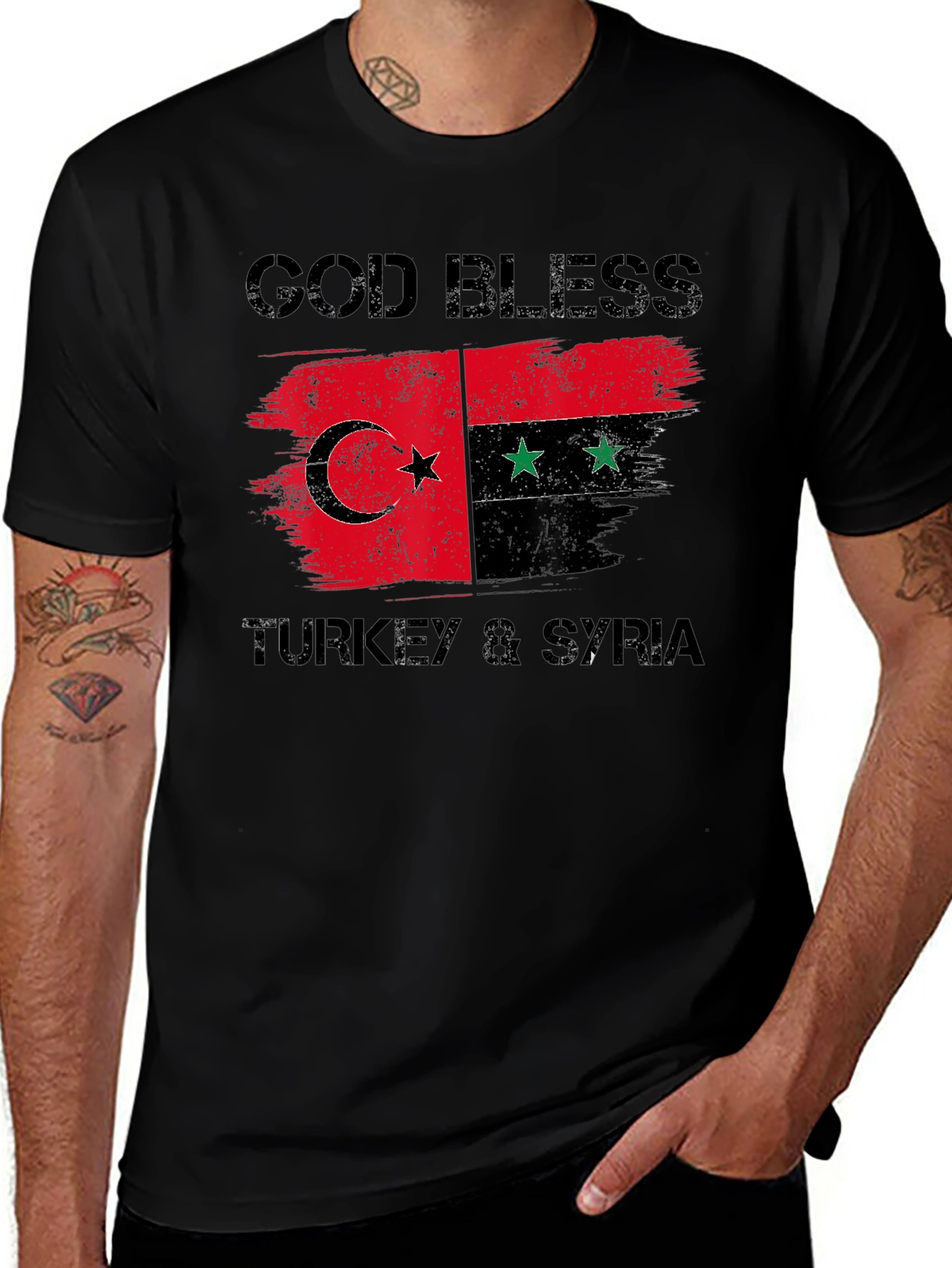God Bless Turkey & Syria T-Shirt