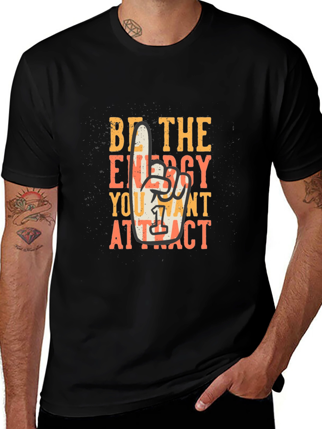 Variant 6 of Be The Energy T-Shirt Black