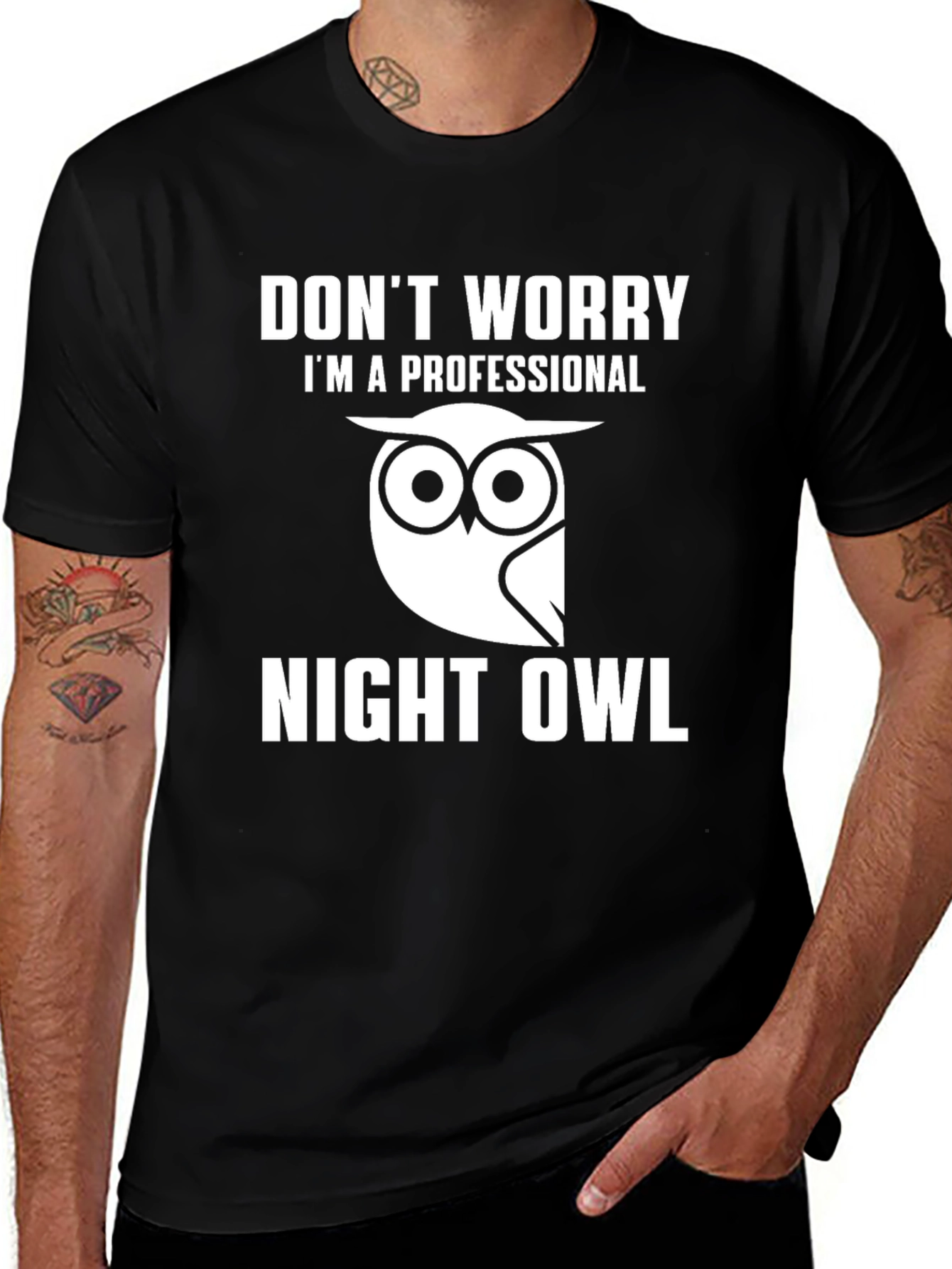 Variant 5 of Night Owl Pro Graphic Tee