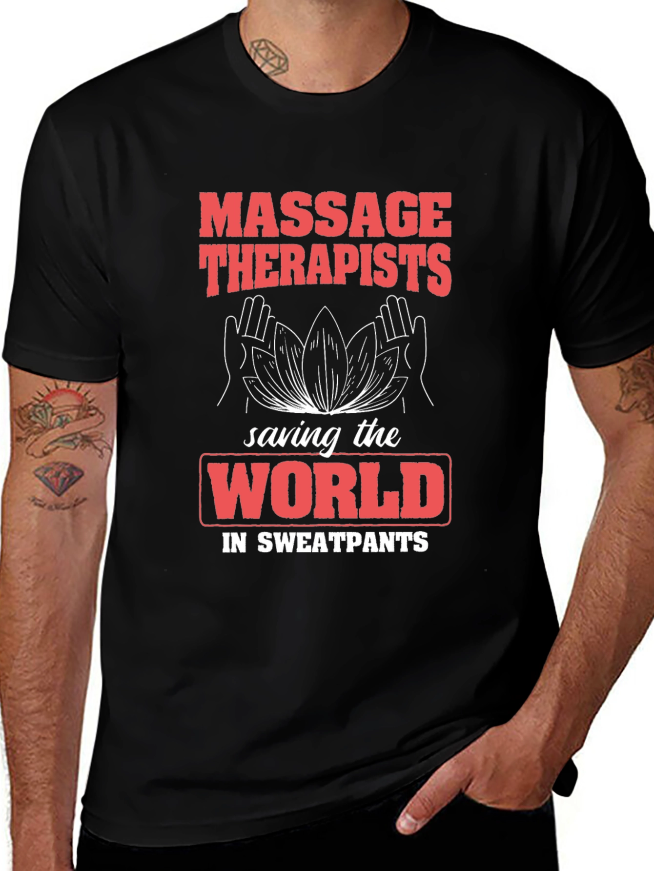 Massage Therapists Saving The World T-Shirt