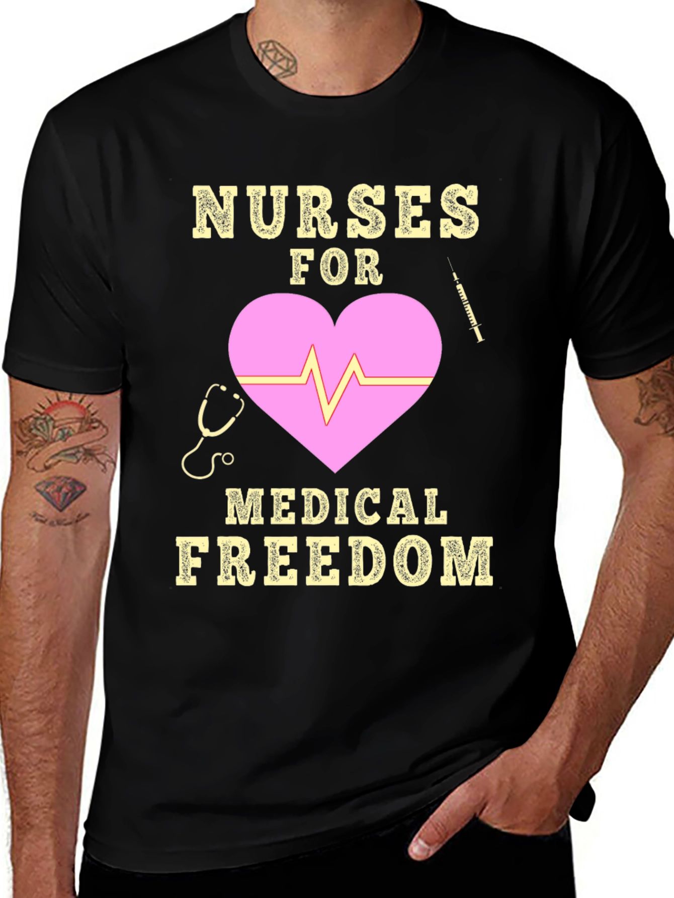 Variant 27 of Nurses for Medical Freedom T-Shirt