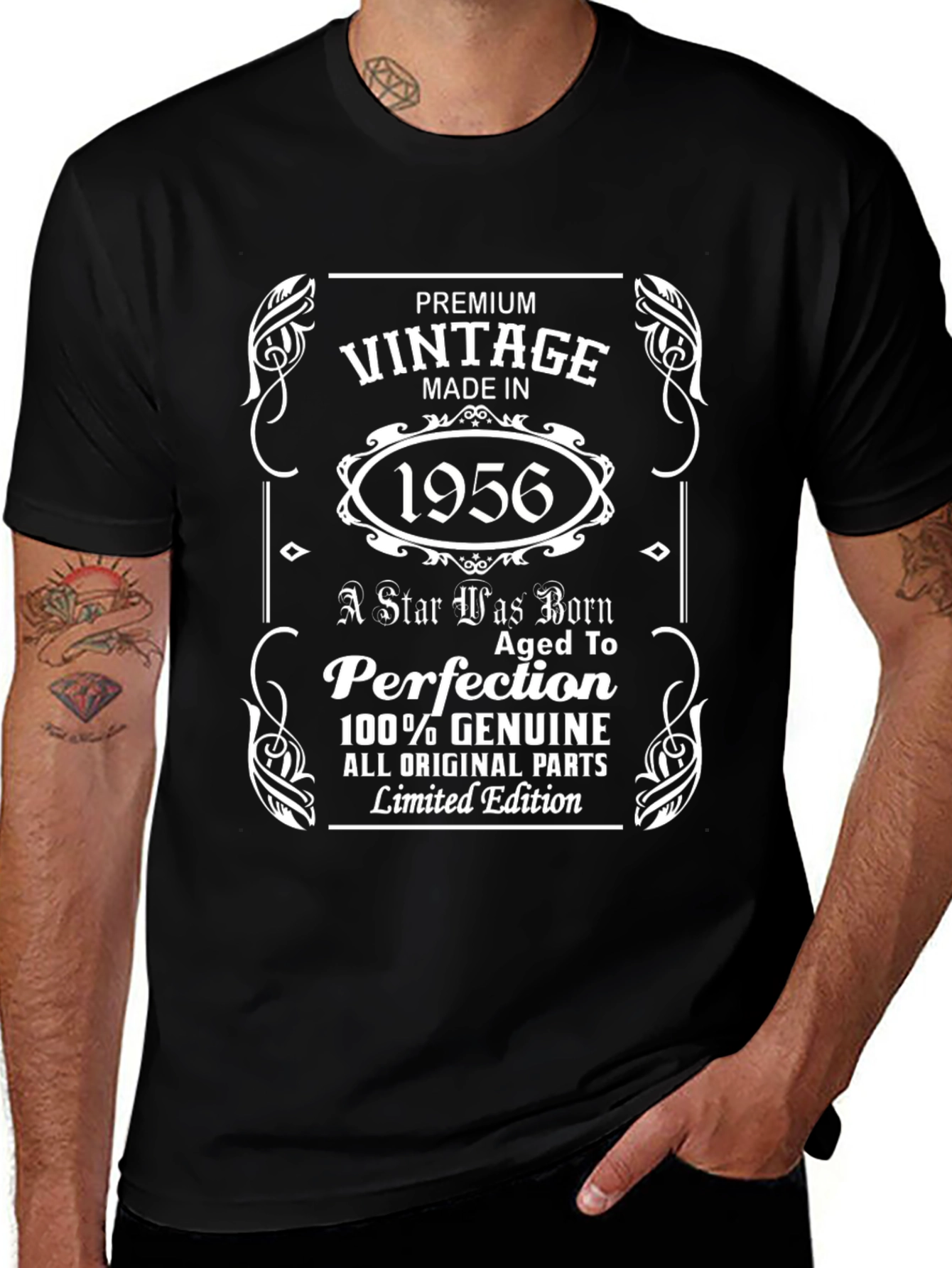 Vintage 1956 Limited Edition Birthday T-Shirt