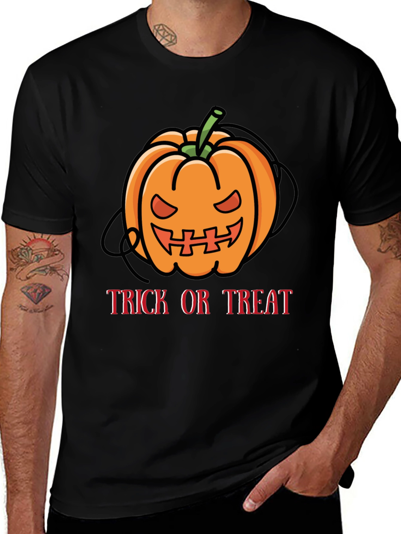 Trick or Treat Halloween Graphic Tee