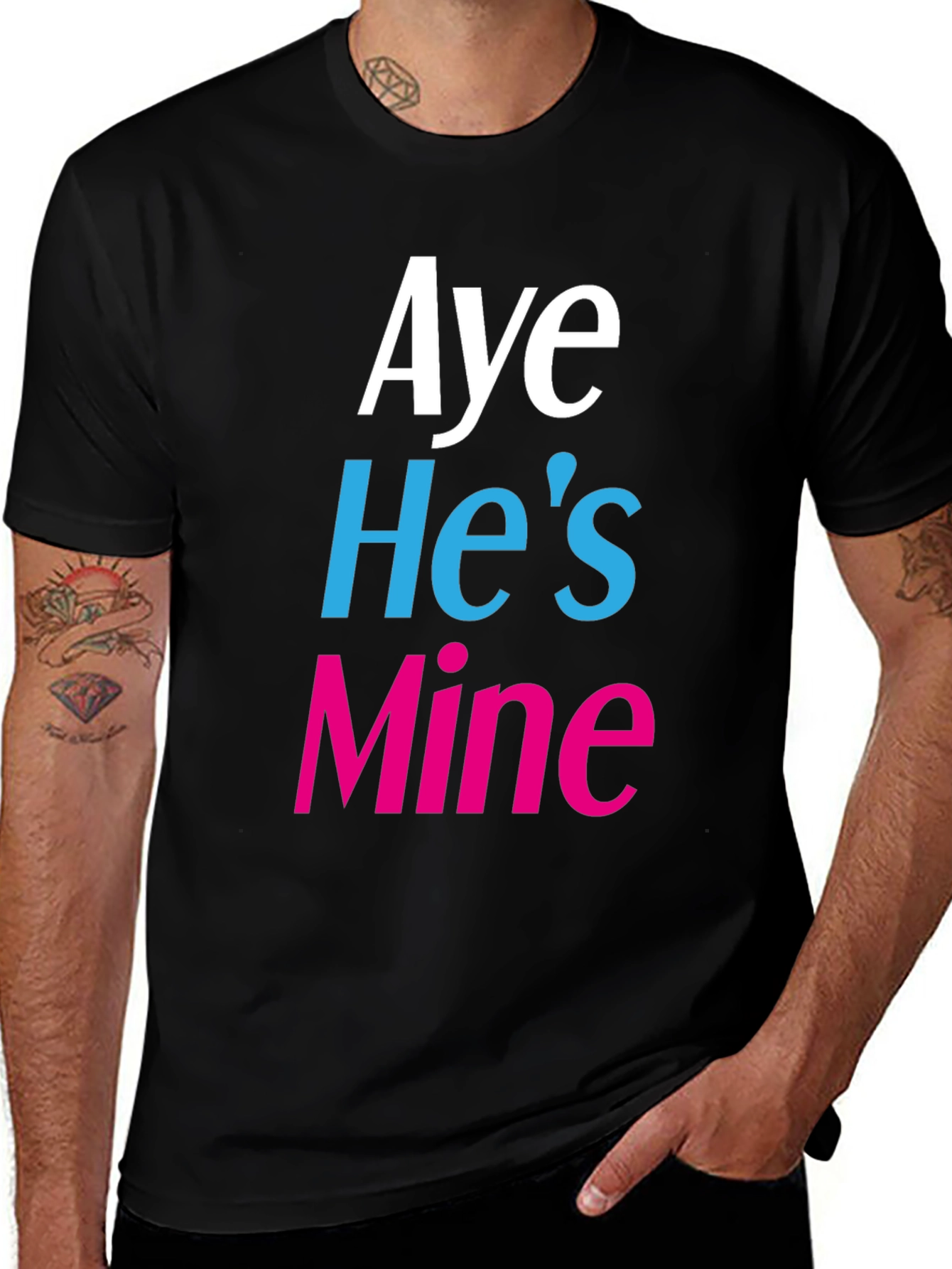 Variant 23 of Aye He's Mine Novelty T-Shirt