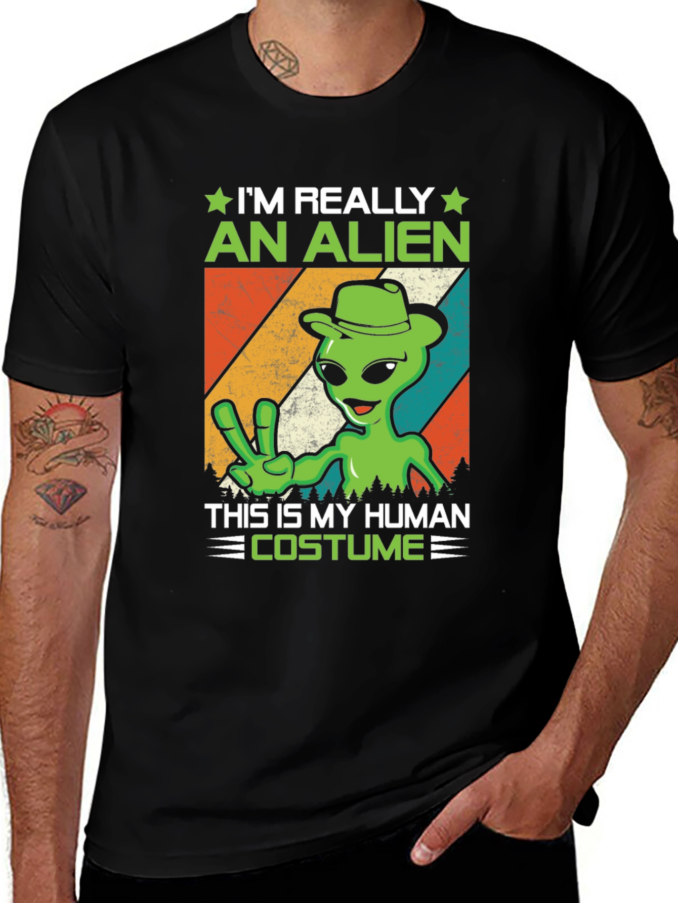 Variant 13 of I'm Really An Alien Funny T-Shirt