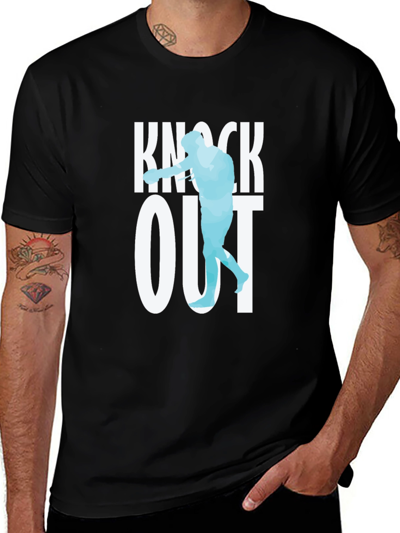 Variant 28 of Knockout Boxing Graphic Print T-Shirt