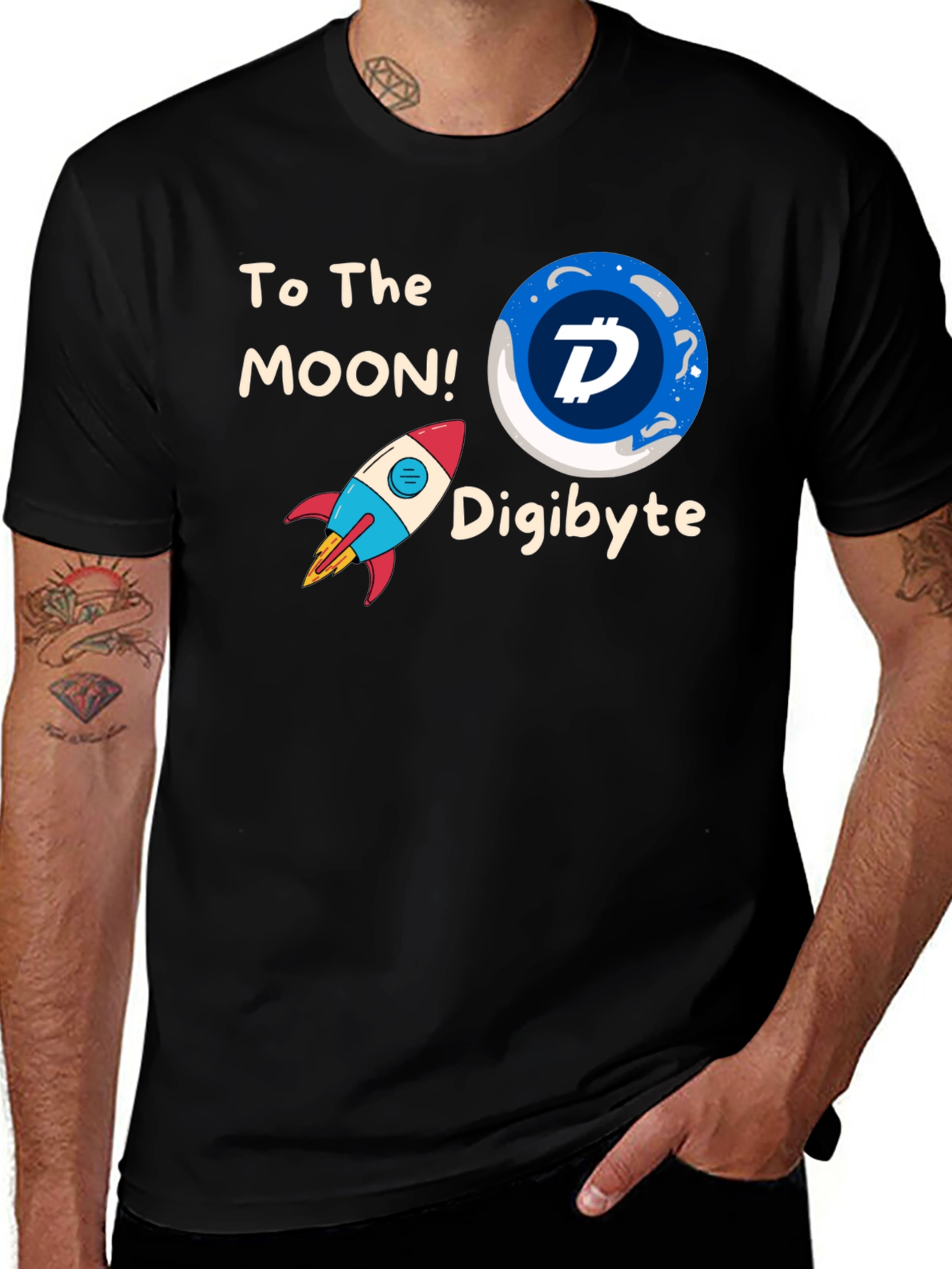 Digibyte To The Moon T-Shirt